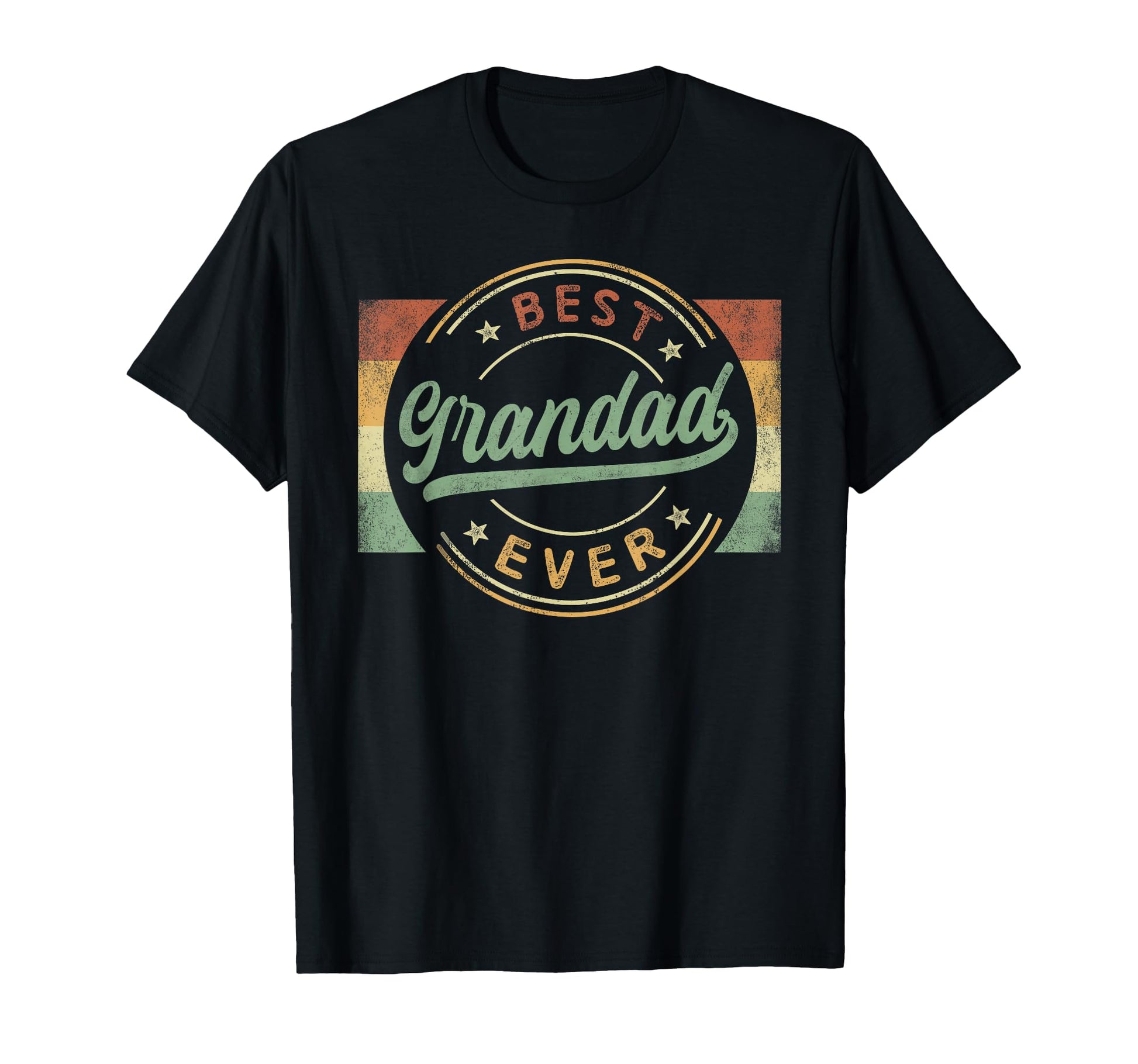 Best Grandad Ever Emblem Fathers T-Shirt - Casual Everyday Wear Men Women - T-Shirt, Sweatshirt, Hoodie