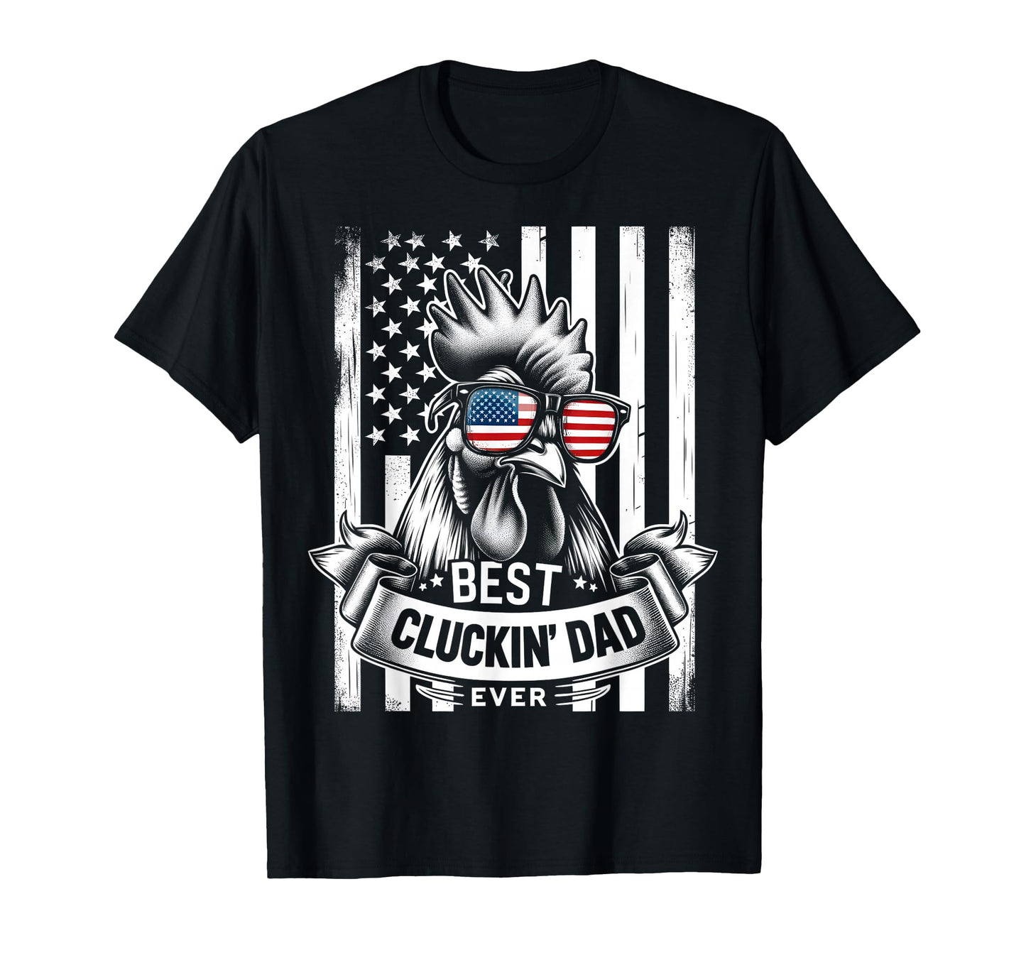 Best Cluckin Dad Ever Chicken Lover T-Shirt - Minimalist Print for Adults - T-Shirt, Sweatshirt, Hoodie