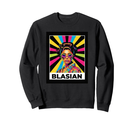 Blasian Pop Art Identity Sweatshirt - Minimalist Print Men Women - T-Shirt, Sweatshirt, Hoodie