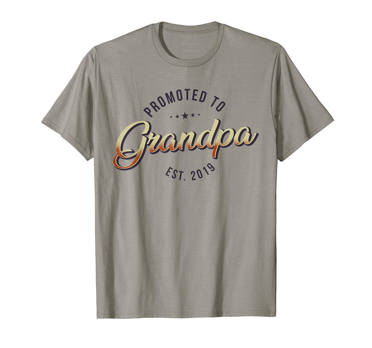 Mens Promoted To Grandpa Est 2019 T-Shirt - Aesthetic Graphic Men Women - T-Shirt, Sweatshirt, Hoodie