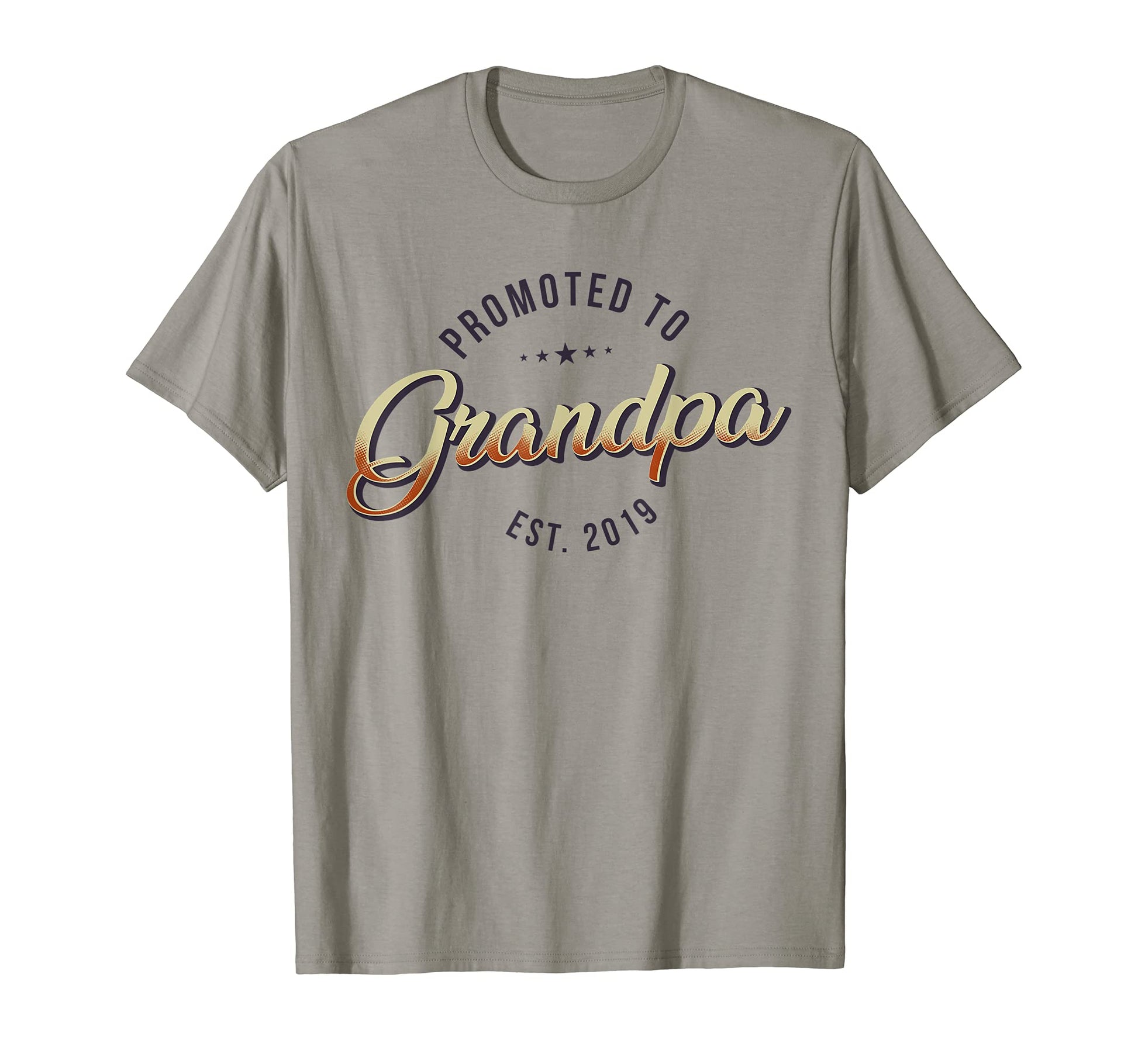 Mens Promoted To Grandpa Est 2019 T-Shirt - Aesthetic Graphic Men Women - T-Shirt, Sweatshirt, Hoodie