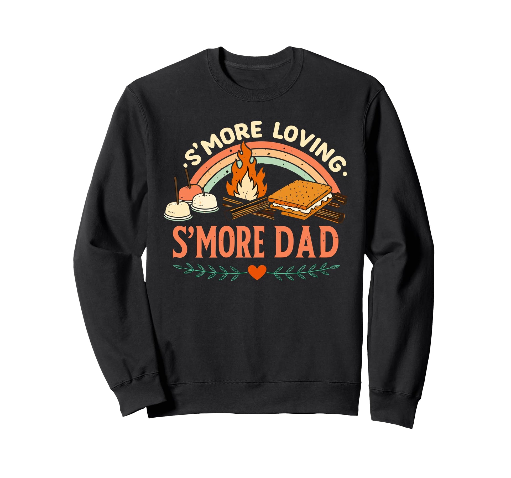 Smore Loving Smore Dad Fathers Day Sweatshirt - Custom Art Print Men Women - T-Shirt, Sweatshirt, Hoodie