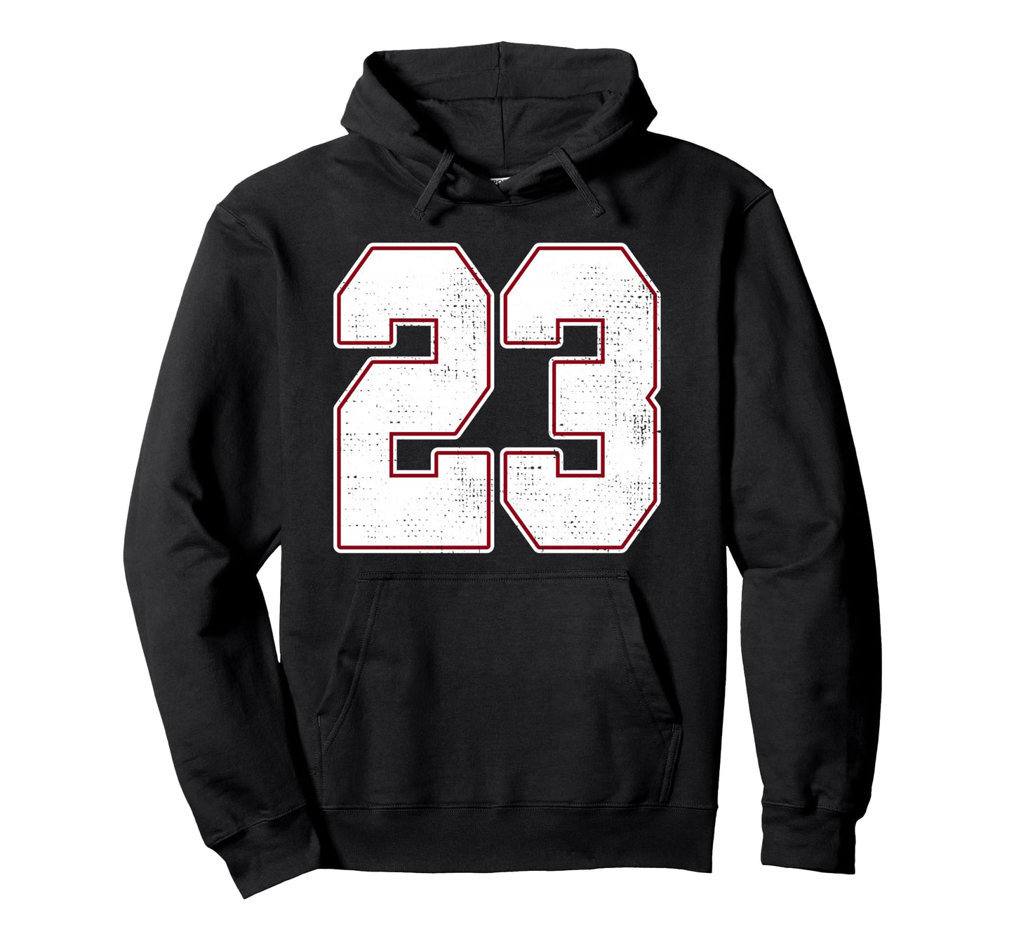 23 Outline Number 23 Varsity Fan Sports Hoodie - Unique Graphic Men Women - T-Shirt, Sweatshirt, Hoodie
