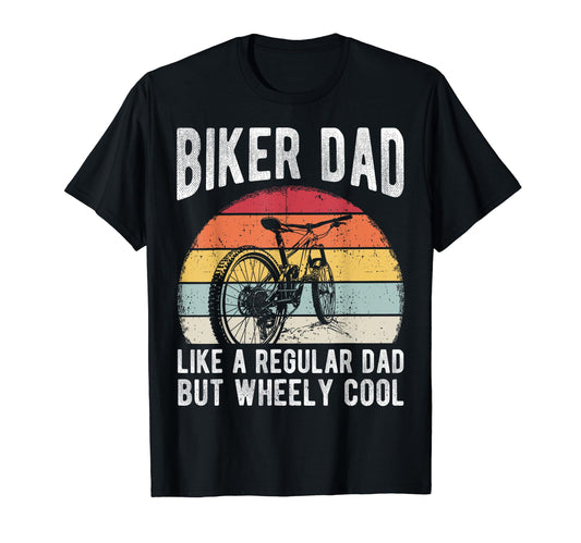 Biker Cyclist Cycling Family Support T-Shirt - Minimalist Print Men Women - T-Shirt, Sweatshirt, Hoodie