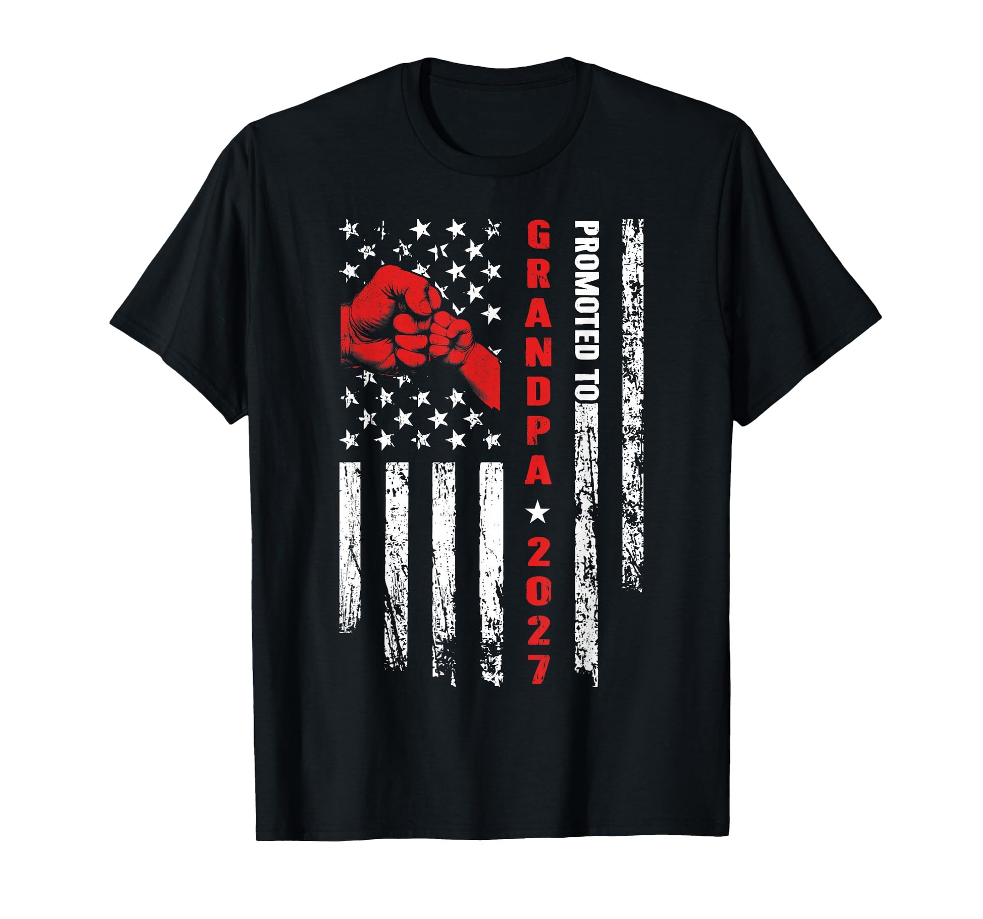 Promoted To Grandpa Est 2027 T-Shirt - Aesthetic Graphic Unisex - T-Shirt, Sweatshirt, Hoodie
