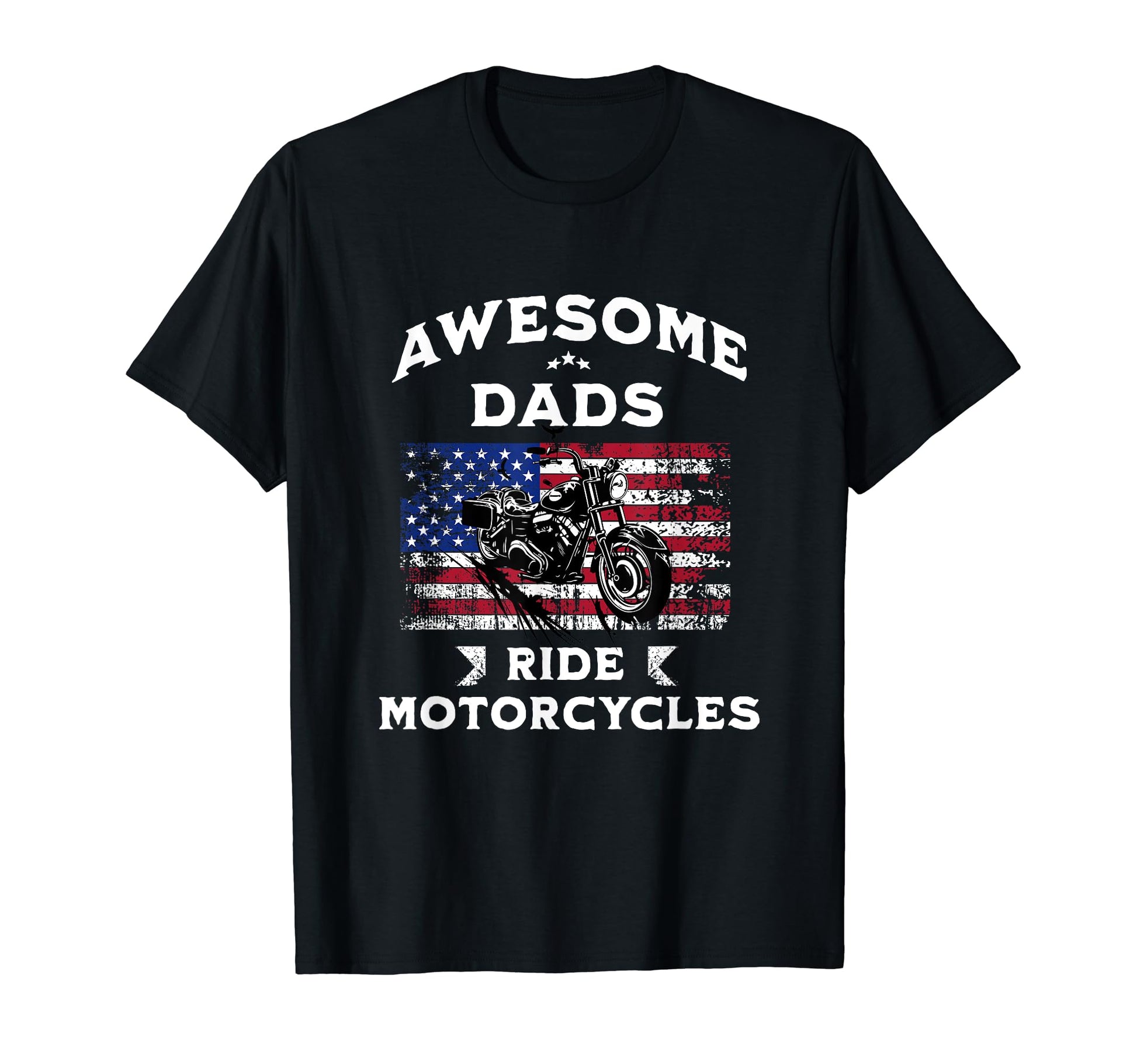 Funny Father Motorcycle Dad Fathers Day T-Shirt - Unique Graphic Unisex - T-Shirt, Sweatshirt, Hoodie