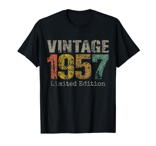 1957 Text 69Th Birthday Gift 69 Year Old T-Shirt - Streetwear Style Unisex - T-Shirt, Sweatshirt, Hoodie