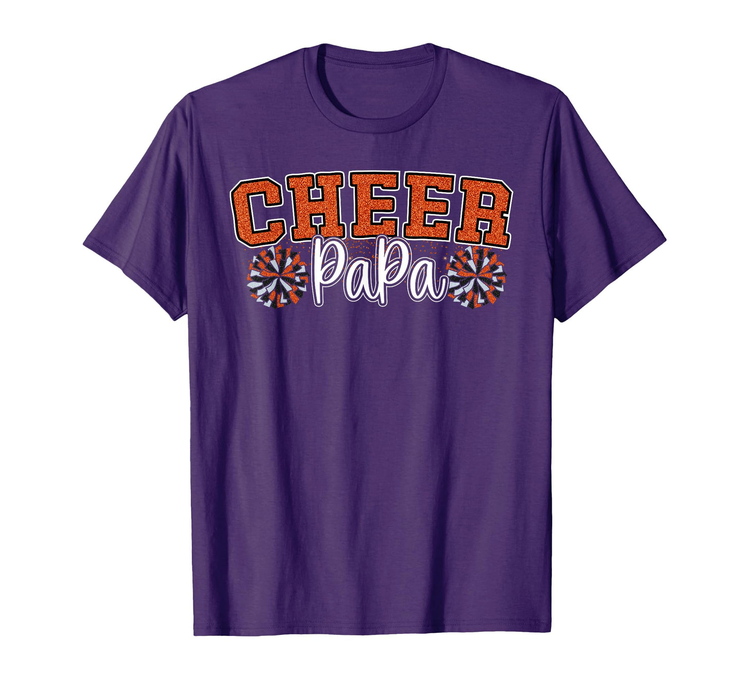 Sport Cheer Dad Proud Cheer Papa My T-Shirt - Minimalist Print for Adults - T-Shirt, Sweatshirt, Hoodie