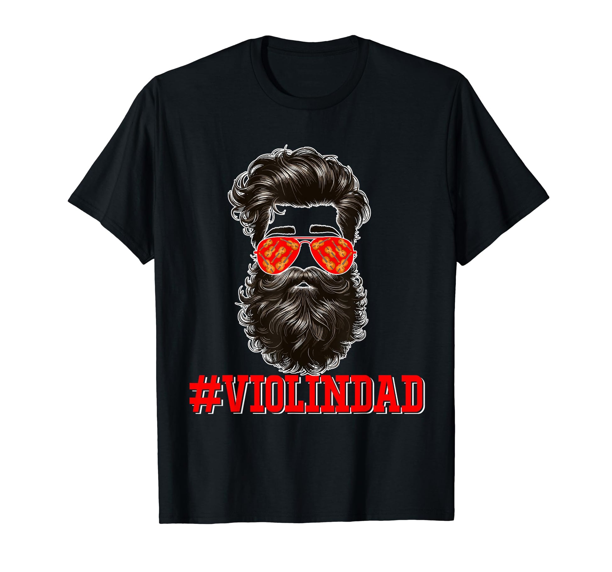 Violin Dad Costume Sunglasses T-Shirt - Novelty Apparel Unisex - T-Shirt, Sweatshirt, Hoodie
