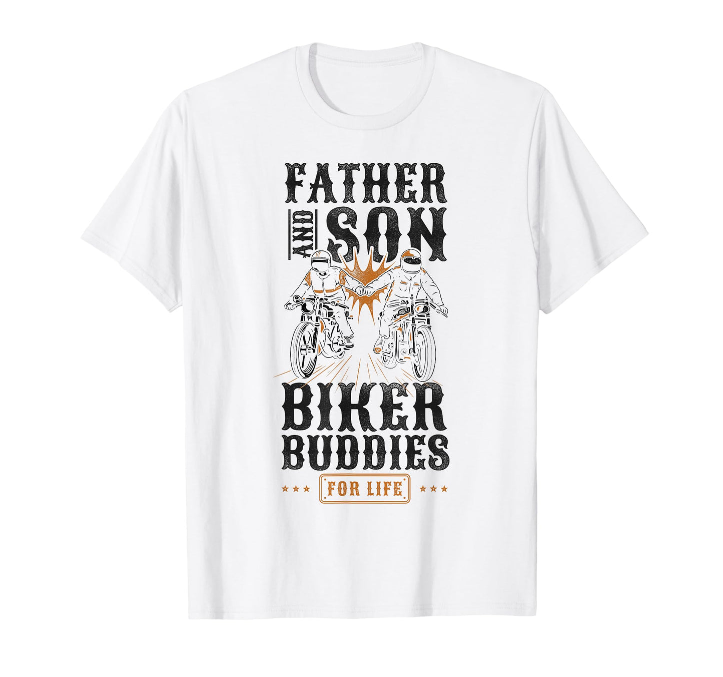Motorcycle Biker Dad Son Father And Son T-Shirt - Minimalist Print Unisex - T-Shirt, Sweatshirt, Hoodie