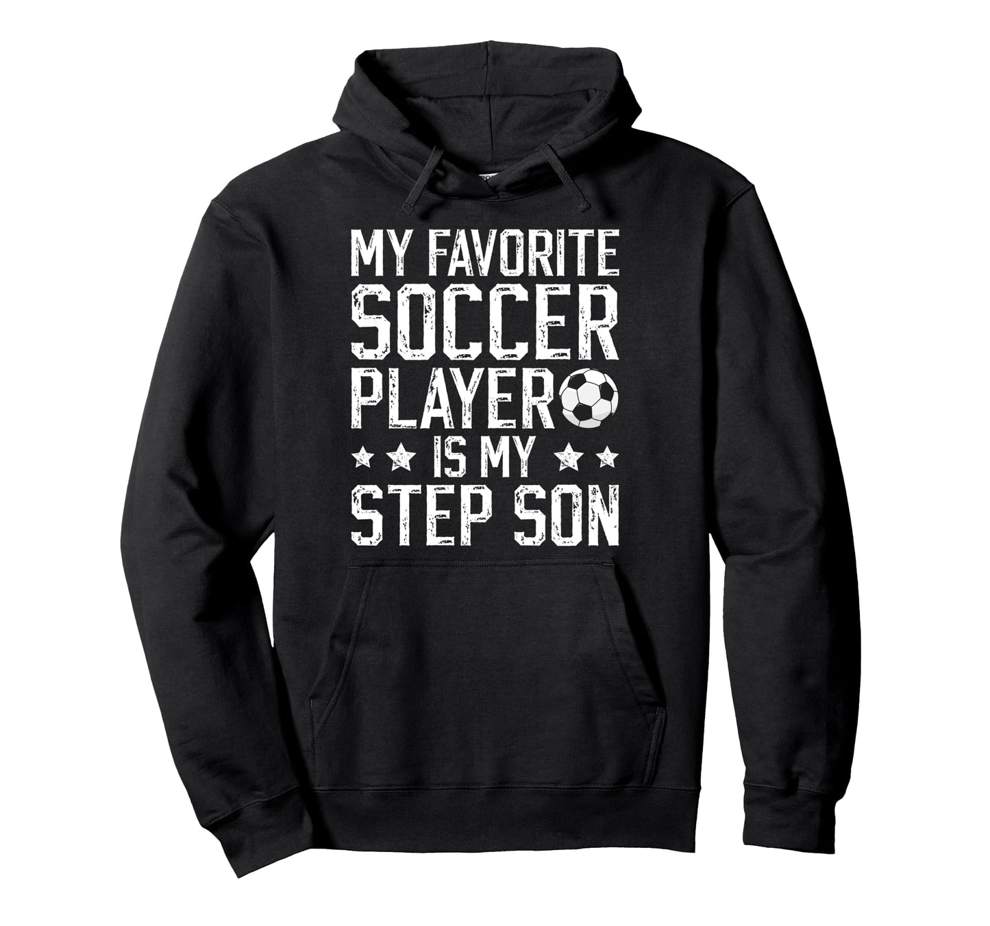 Proud Soccer Step Dad Soccer Player Hoodie - Aesthetic Graphic Unisex - T-Shirt, Sweatshirt, Hoodie