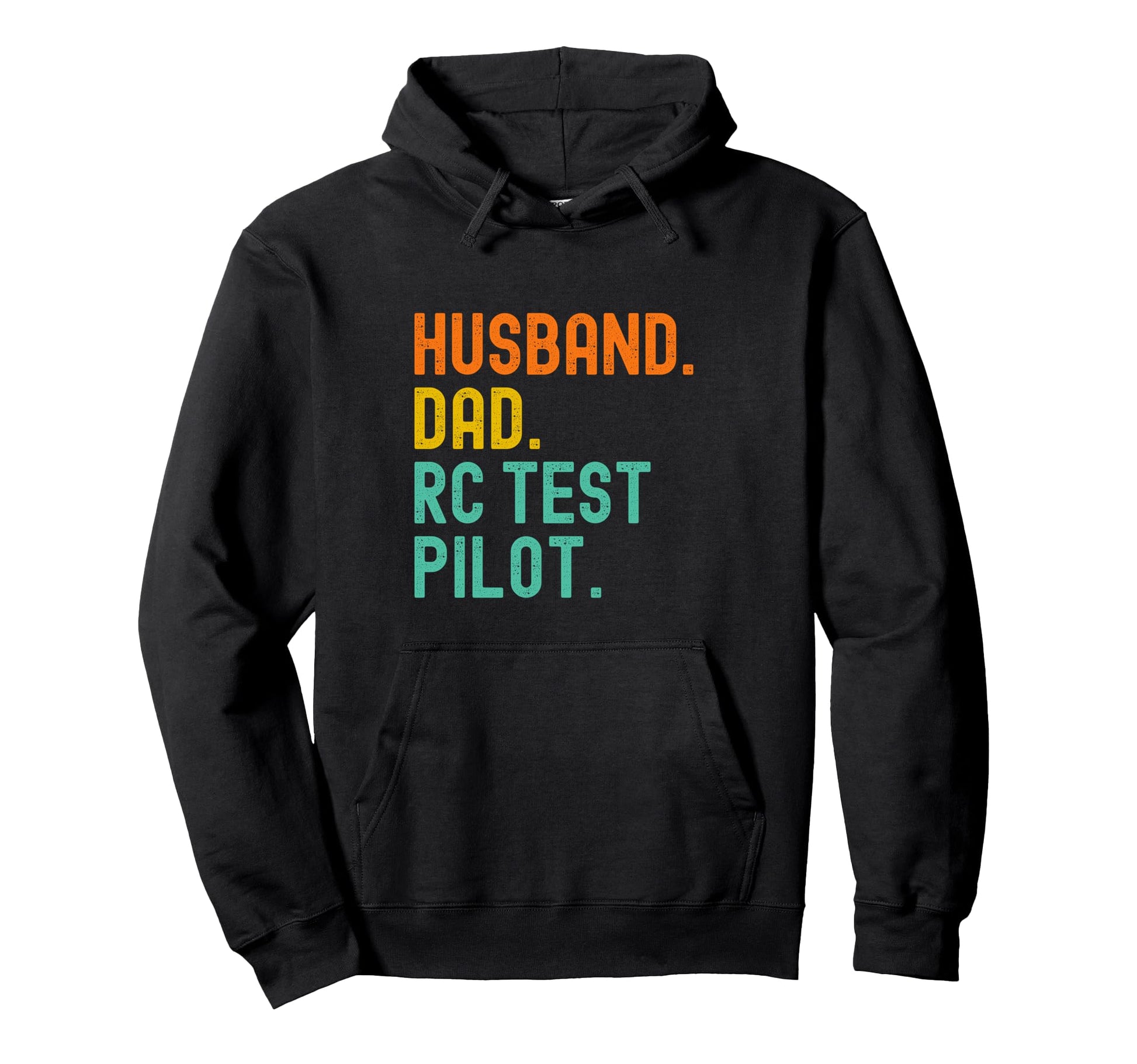 Husband Dad Rc Test Pilot Hoodie - Aesthetic Graphic for Adults - T-Shirt, Sweatshirt, Hoodie