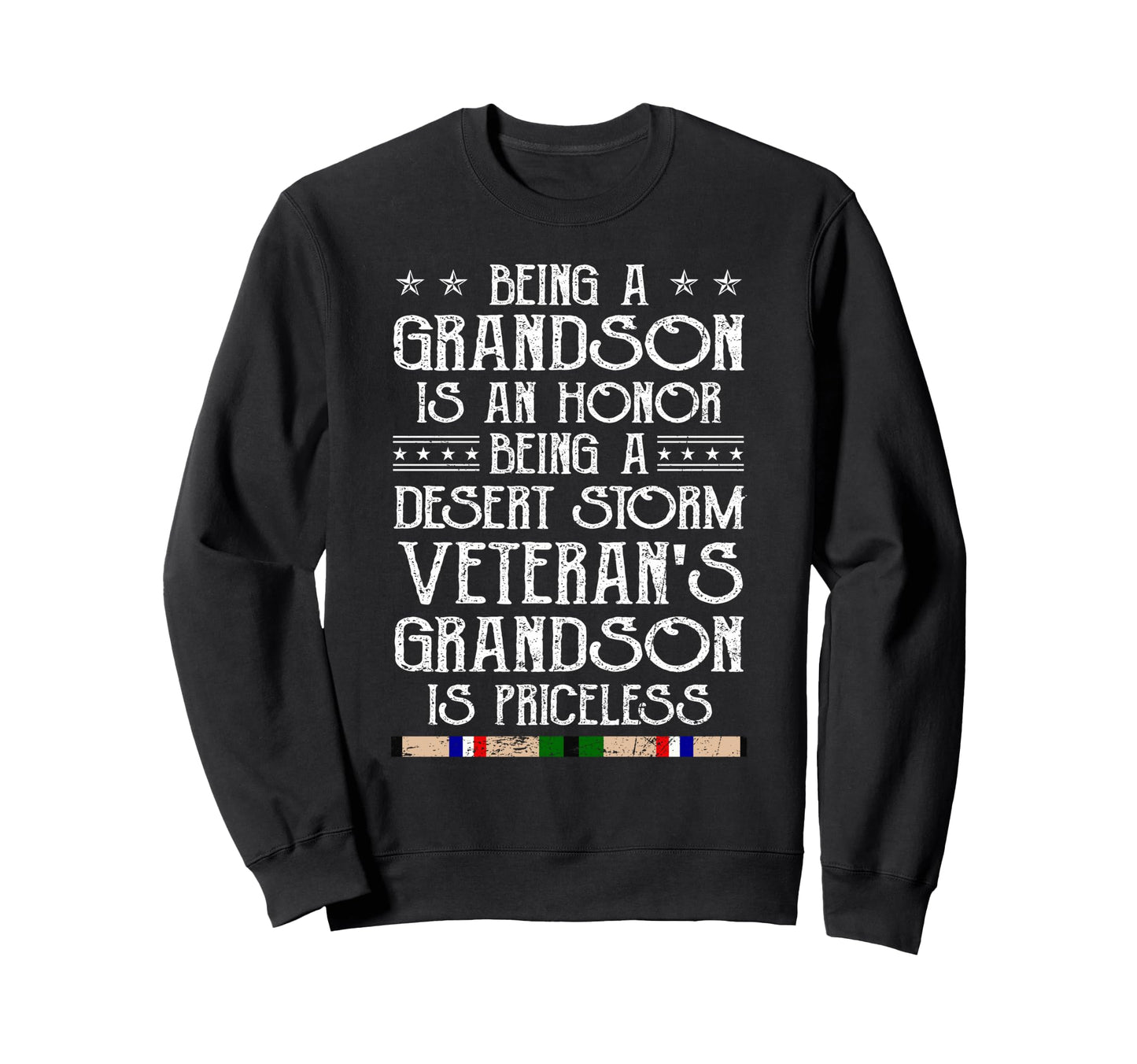 Proud Desert Storm Veteran Grandson Sweatshirt - Unique Graphic for Adults - T-Shirt, Sweatshirt, Hoodie