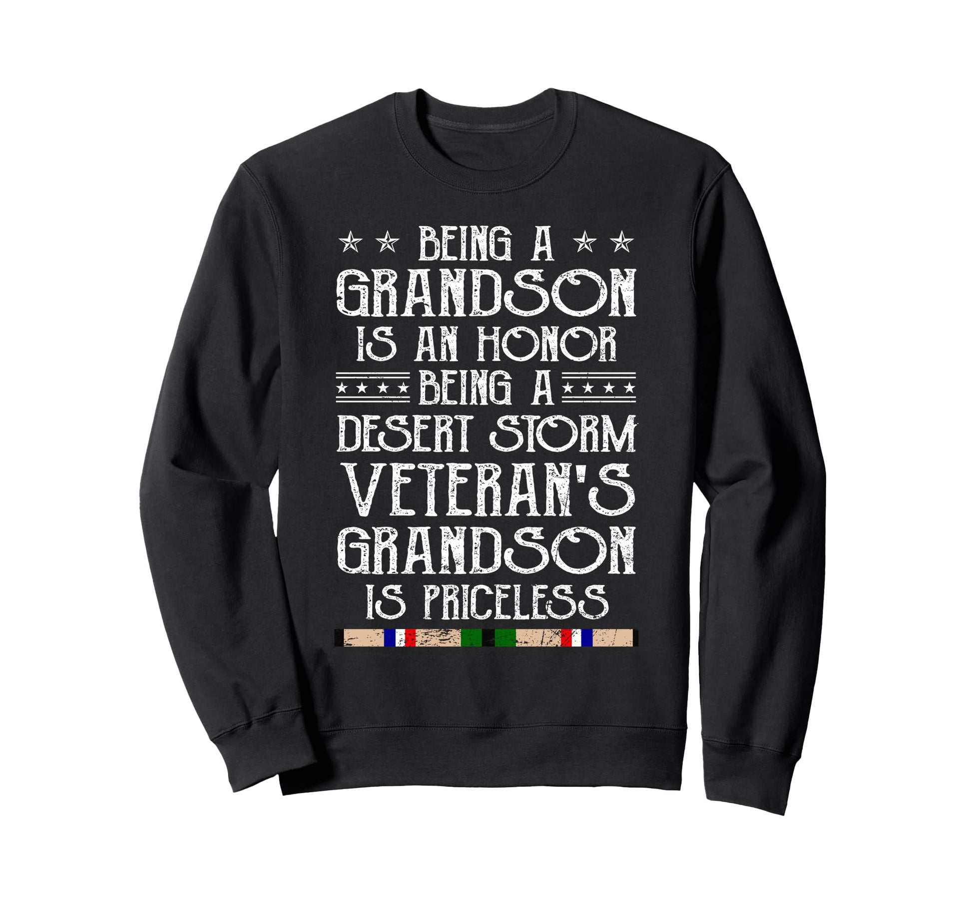 Proud Desert Storm Veteran Grandson Sweatshirt - Unique Graphic for Adults - T-Shirt, Sweatshirt, Hoodie