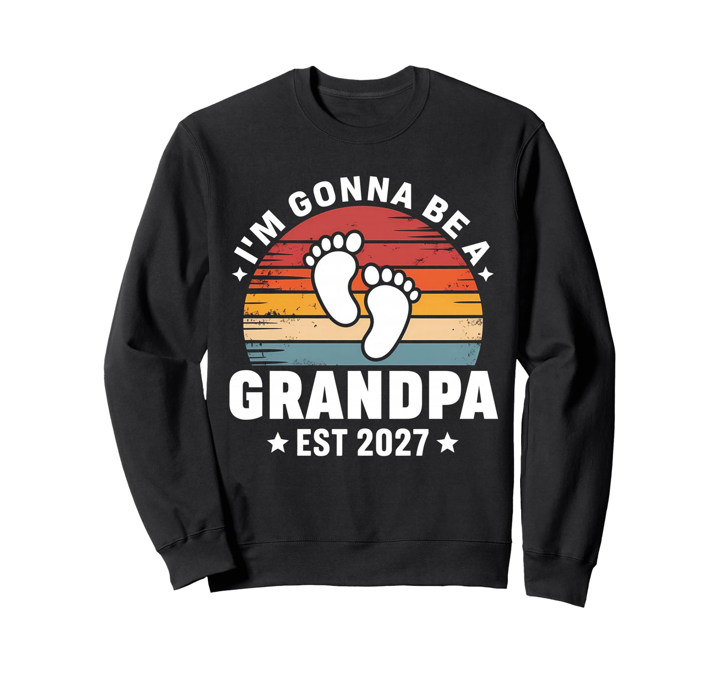 Im Gonna Be Grandpa Est 2027 Fathers Day Sweatshirt - Graphic Print Unisex - T-Shirt, Sweatshirt, Hoodie