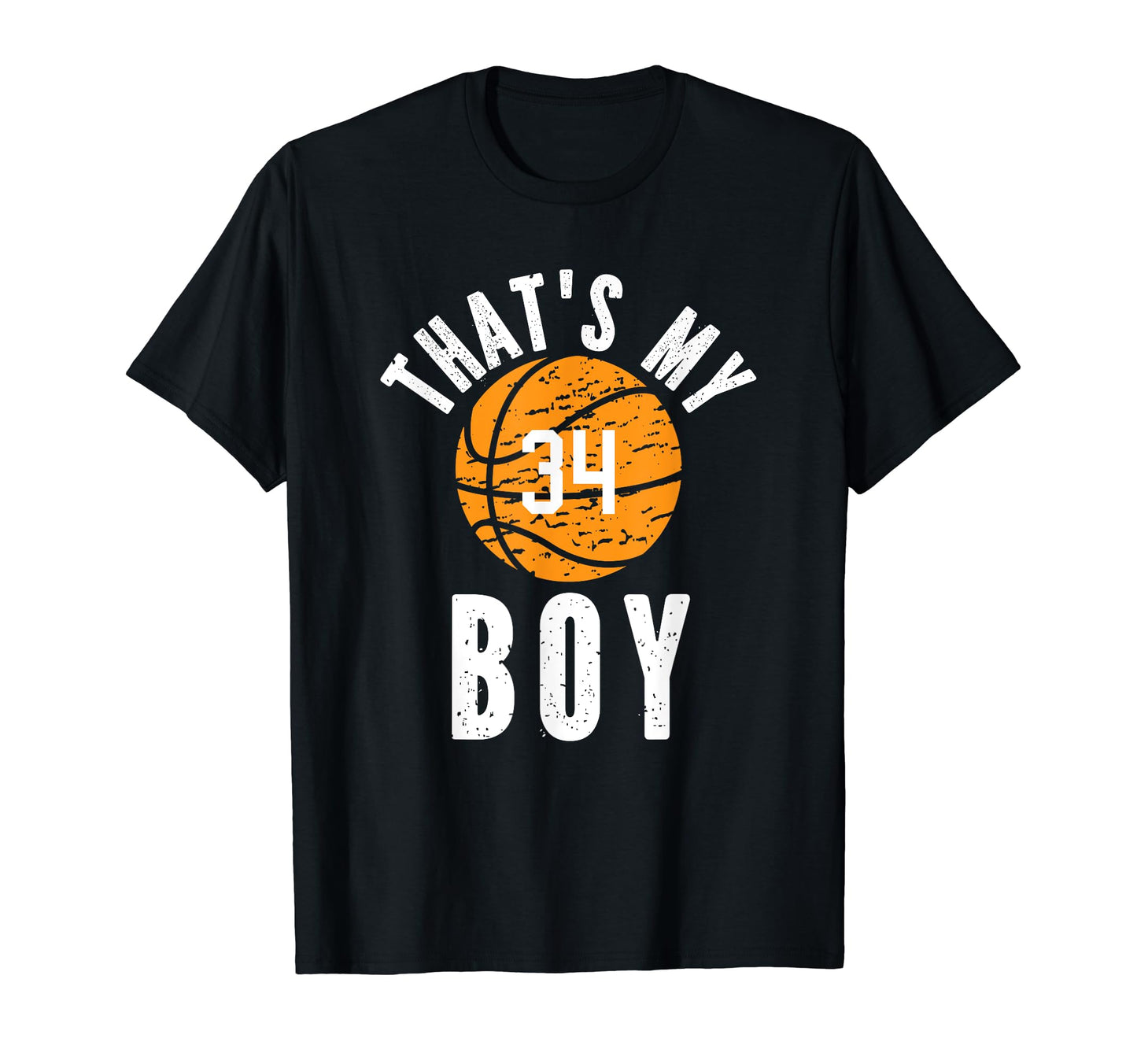 Thats My Jersey Number 34 Basketball T-Shirt - Custom Art Print Men Women - T-Shirt, Sweatshirt, Hoodie