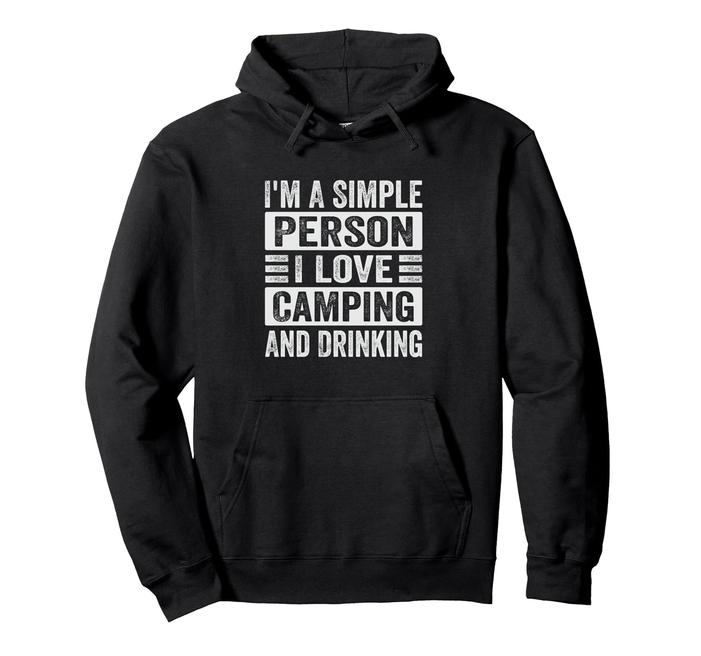 Im Simple Person I Love Camping And Hoodie - Unique Graphic Men Women - T-Shirt, Sweatshirt, Hoodie