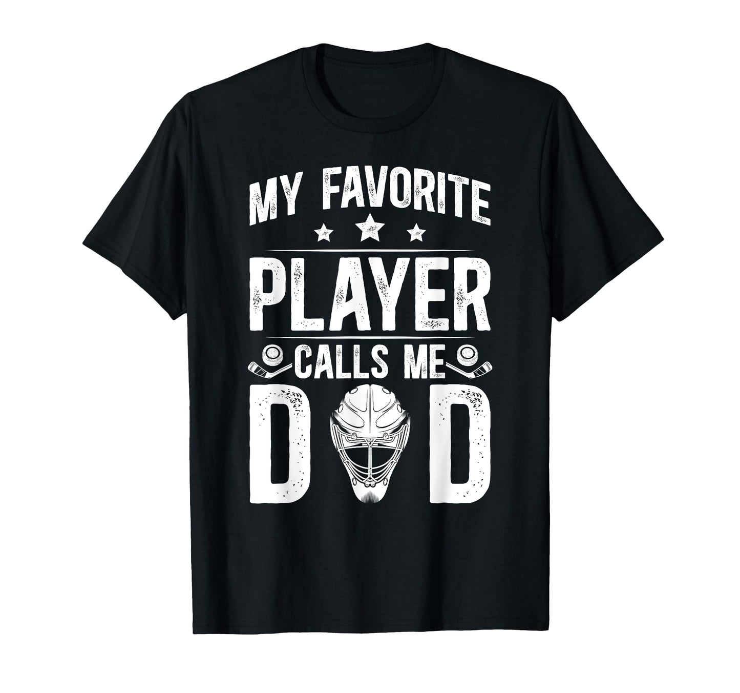Proud Ice Hockey Dad Hockey Player T-Shirt - Graphic Print Men Women - T-Shirt, Sweatshirt, Hoodie