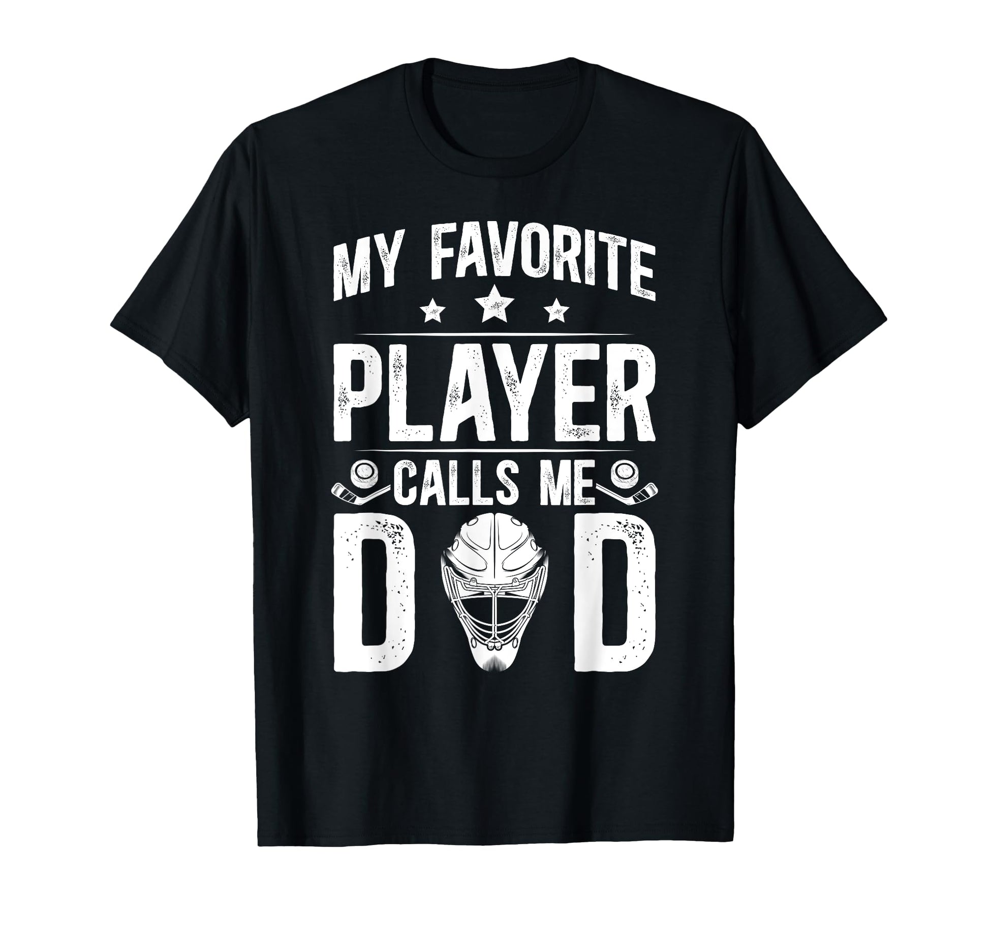 Proud Ice Hockey Dad Hockey Player T-Shirt - Graphic Print Men Women - T-Shirt, Sweatshirt, Hoodie
