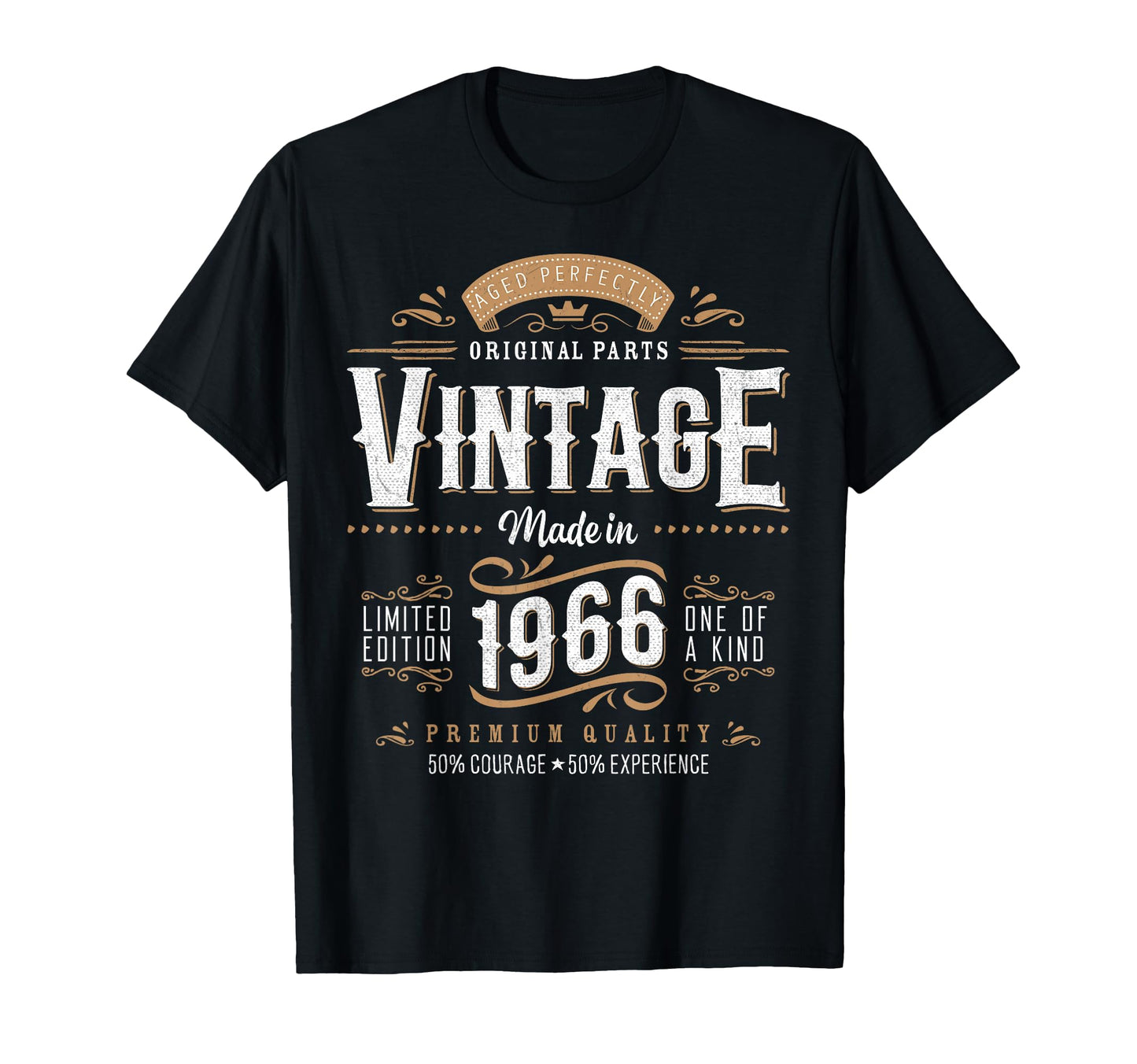 1966 Label 60Th Birthday Gift 60 Year T-Shirt - Trendy Graphic Men Women - T-Shirt, Sweatshirt, Hoodie