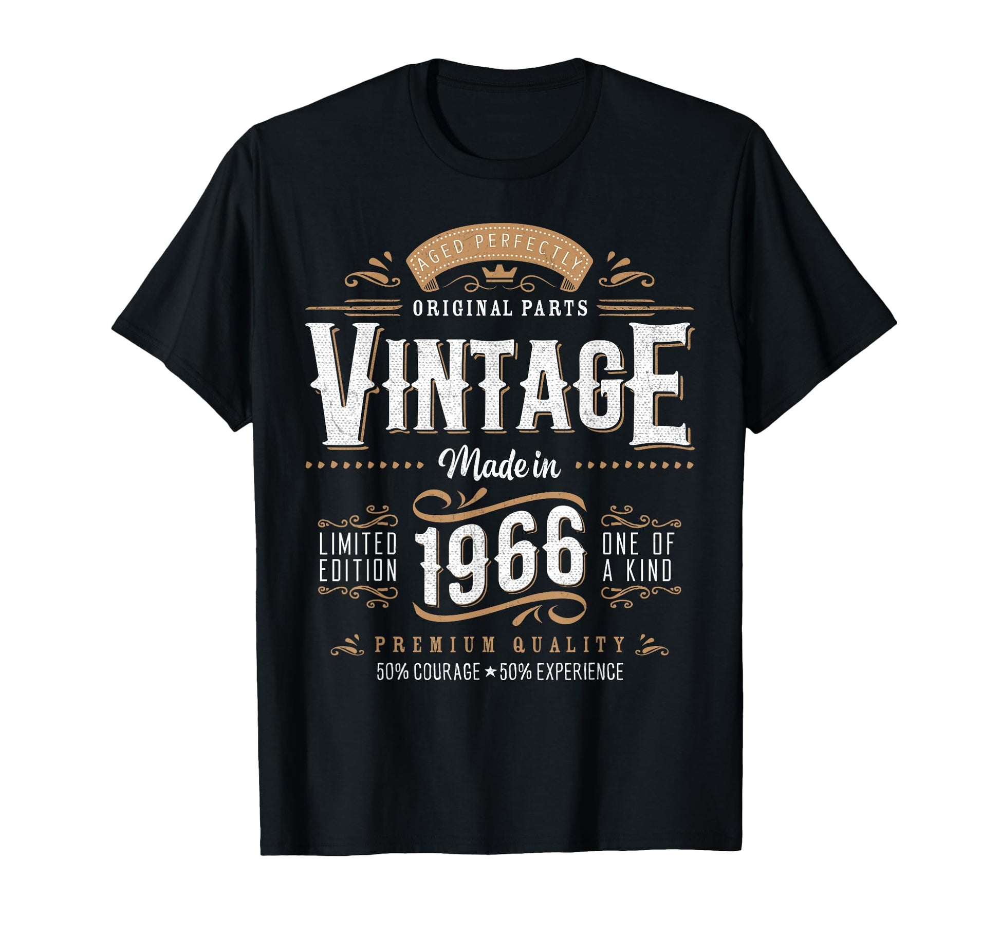 1966 Label 60Th Birthday Gift 60 Year T-Shirt - Trendy Graphic Men Women - T-Shirt, Sweatshirt, Hoodie