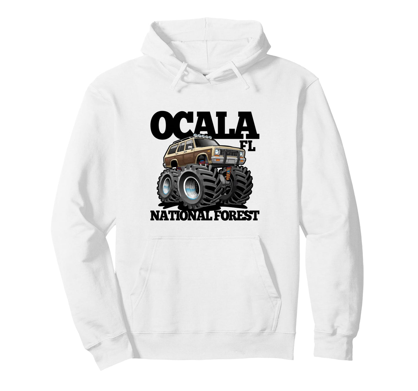 Ocala National Forest Fl 4X4 Offroading Hoodie - Streetwear Style Unisex - T-Shirt, Sweatshirt, Hoodie
