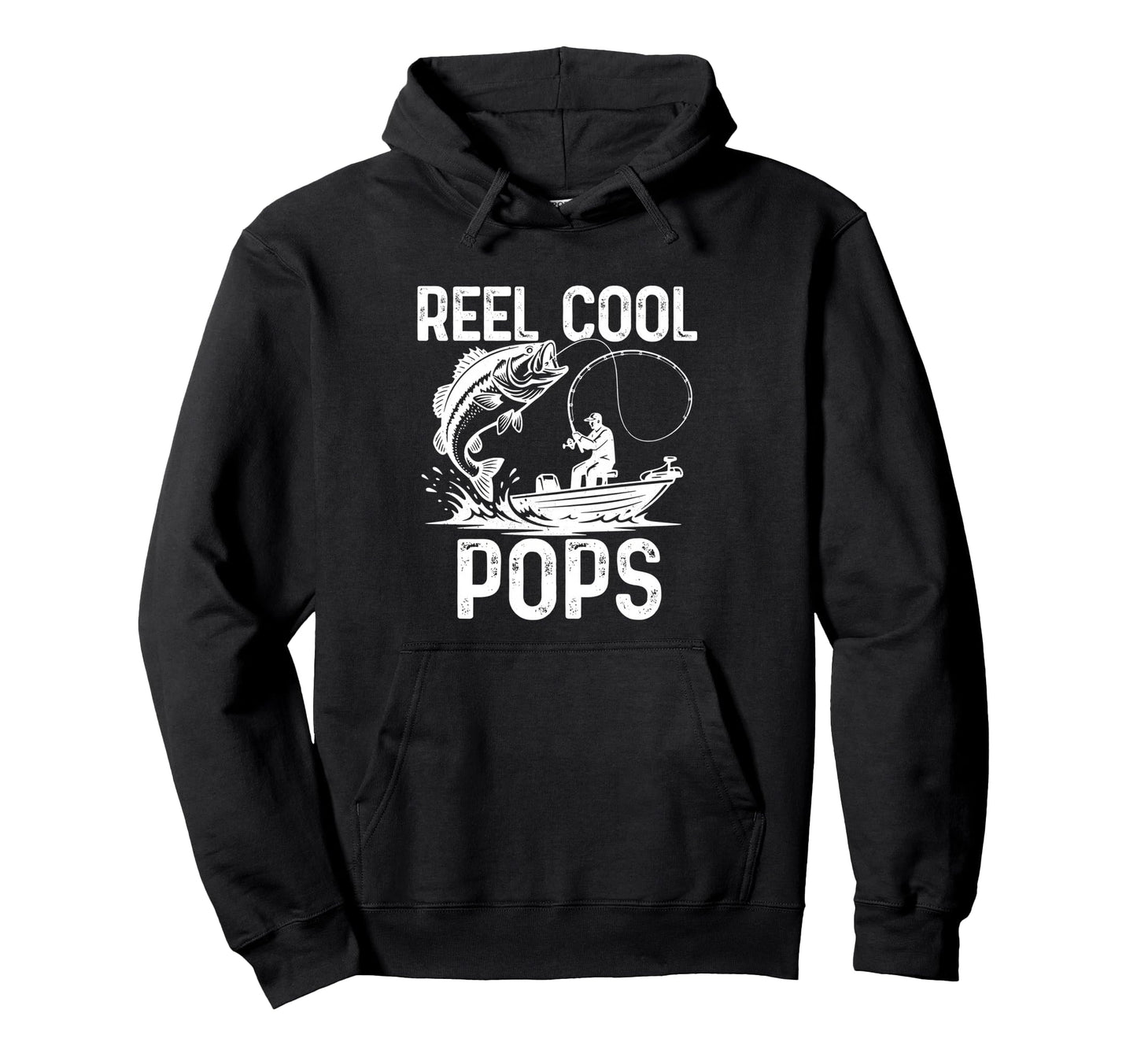 Reel Pops Fishing Gifts Fathers Day Hoodie - Custom Art Print Men Women - T-Shirt, Sweatshirt, Hoodie