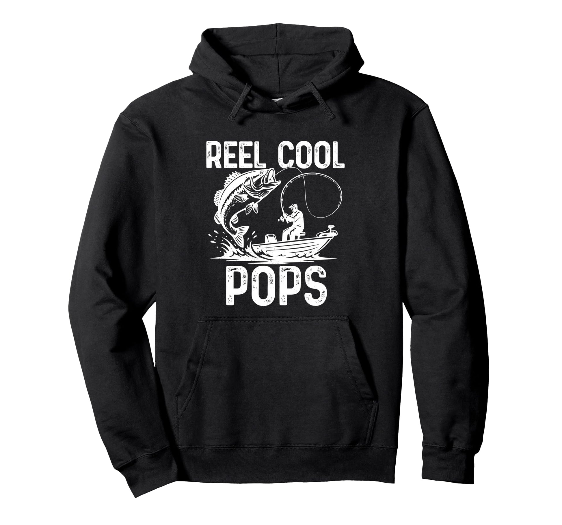 Reel Pops Fishing Gifts Fathers Day Hoodie - Custom Art Print Men Women - T-Shirt, Sweatshirt, Hoodie