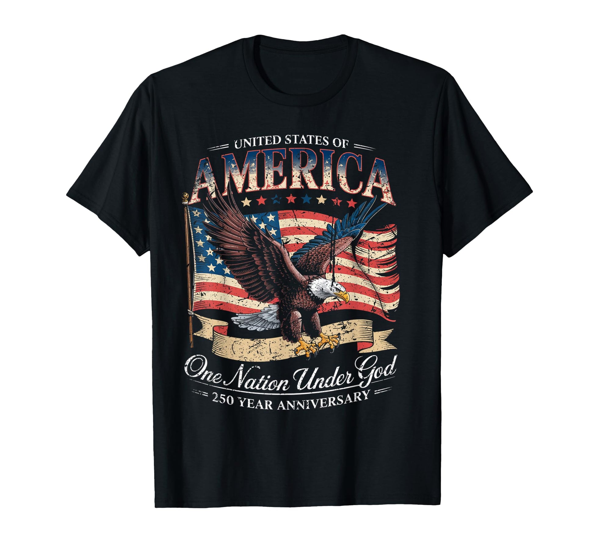 United States Anniversary American Flag Hoodie - Minimalist Print Unisex - T-Shirt, Sweatshirt, Hoodie