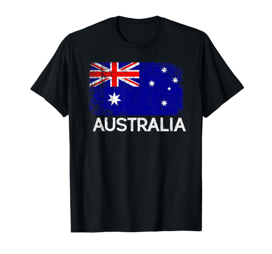 Australian Flag Made Australia Gift T-Shirt - Unique Graphic for Adults - T-Shirt, Sweatshirt, Hoodie