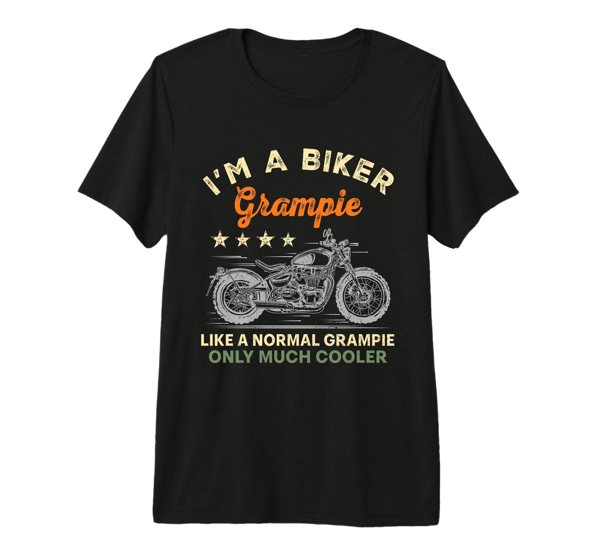 Mens Im Biker Grampie Motorcycle Rider T-Shirt - Trendy Graphic Unisex - T-Shirt, Sweatshirt, Hoodie