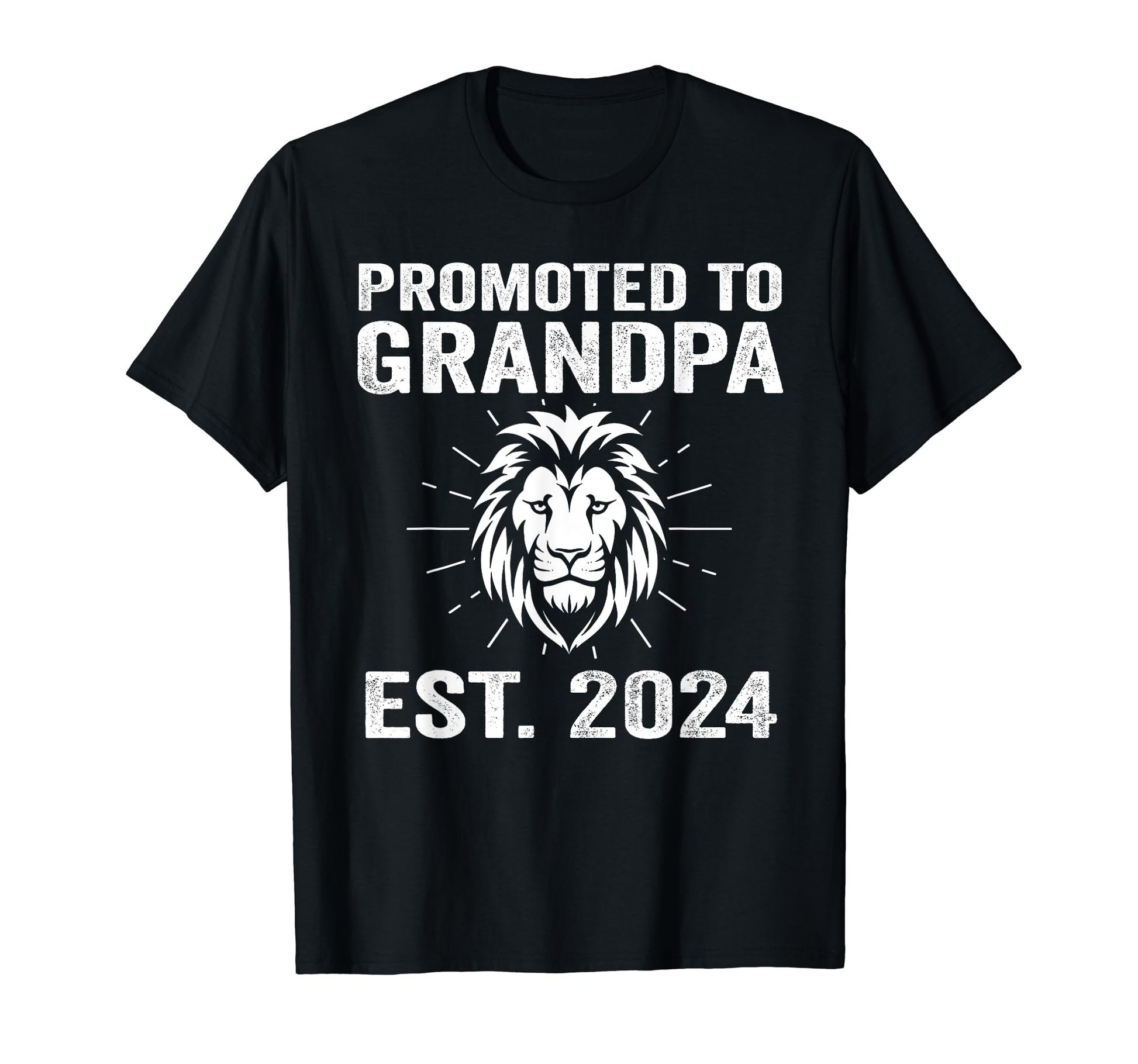 Promoted To Grandpa Est 2024 Grandpa T-Shirt - Graphic Print for Adults - T-Shirt, Sweatshirt, Hoodie