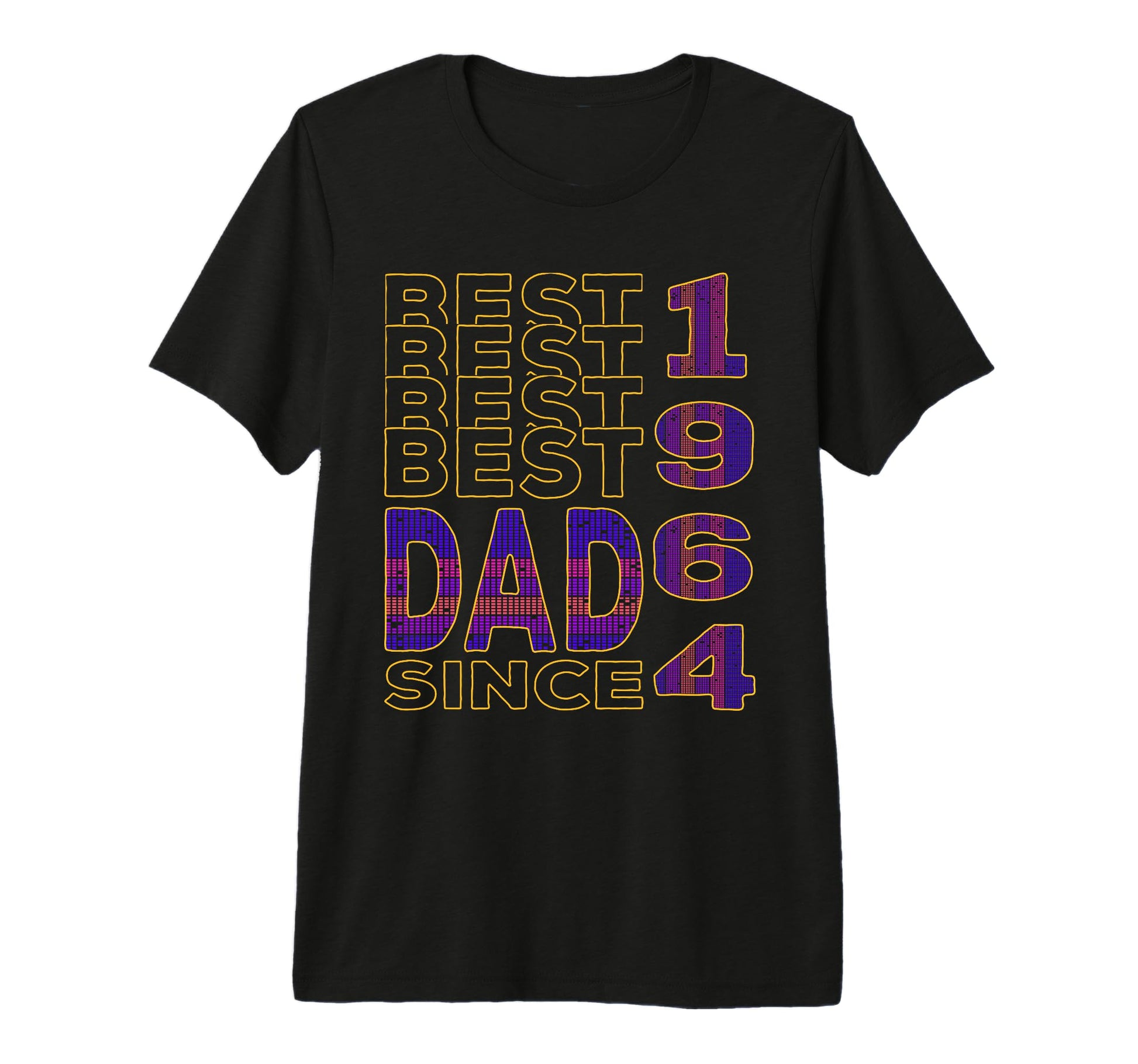 Best Dad World Dad Since 1964 Fathers T-Shirt - Streetwear Style Men Women - T-Shirt, Sweatshirt, Hoodie