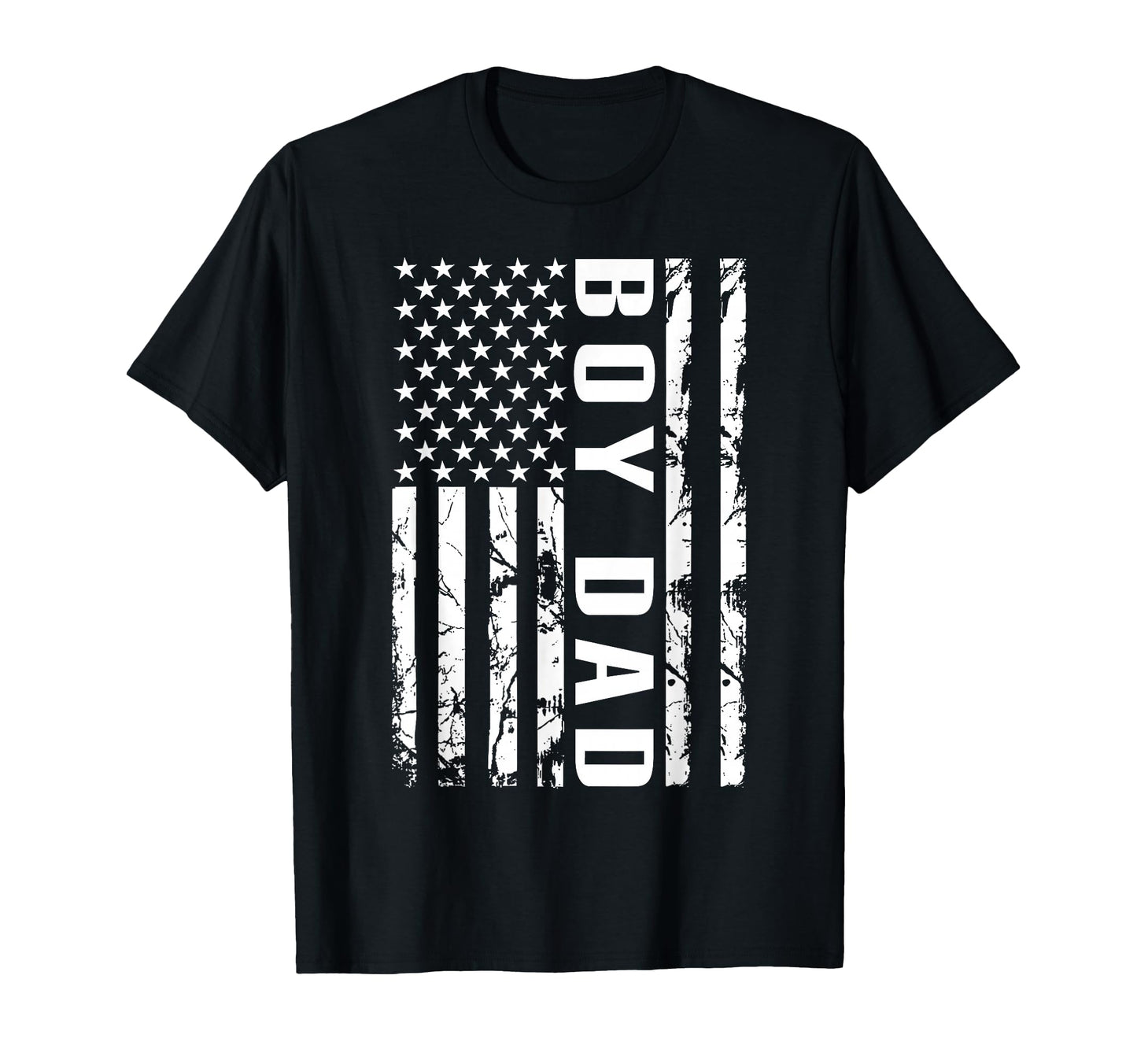 Dad Us Flag Proud Dad Dad Fathers Day T-Shirt - Aesthetic Graphic Men Women - T-Shirt, Sweatshirt, Hoodie