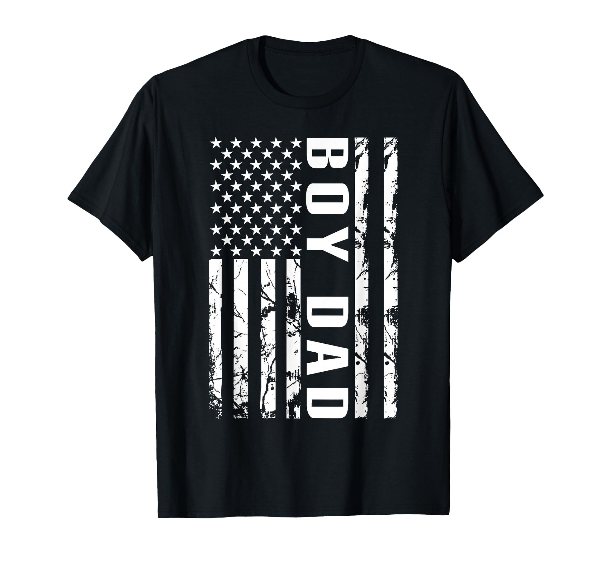 Dad Us Flag Proud Dad Dad Fathers Day T-Shirt - Aesthetic Graphic Men Women - T-Shirt, Sweatshirt, Hoodie
