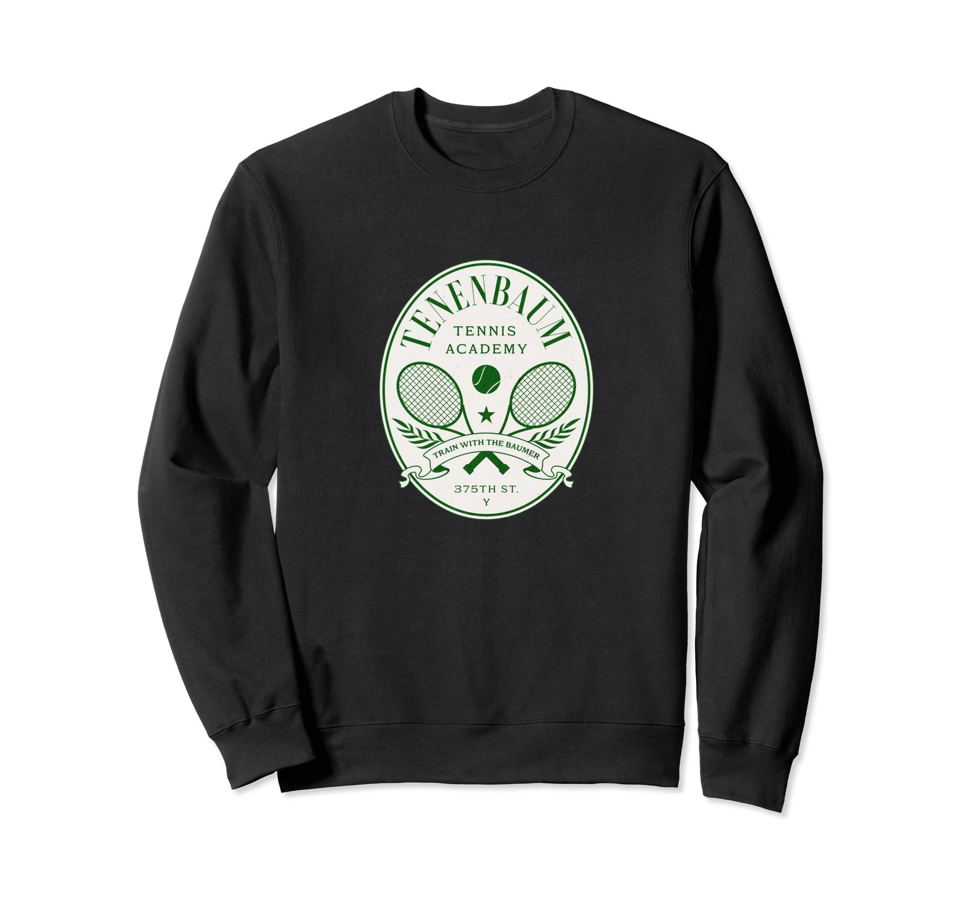 Tenenbaum Tennis Academy Modern Logo Sweatshirt - Unique Graphic for Adults - T-Shirt, Sweatshirt, Hoodie
