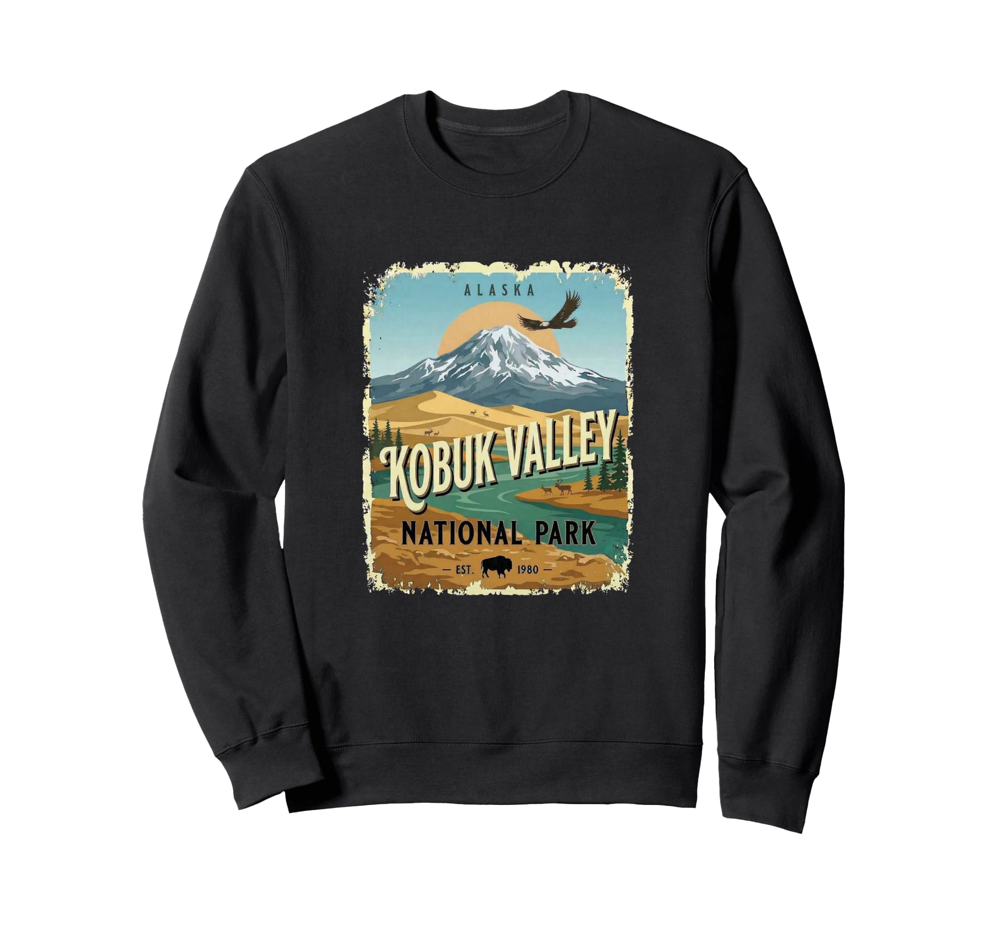 Kobuk Valley National Park Alaska Sweatshirt - Unique Graphic Men Women - T-Shirt, Sweatshirt, Hoodie