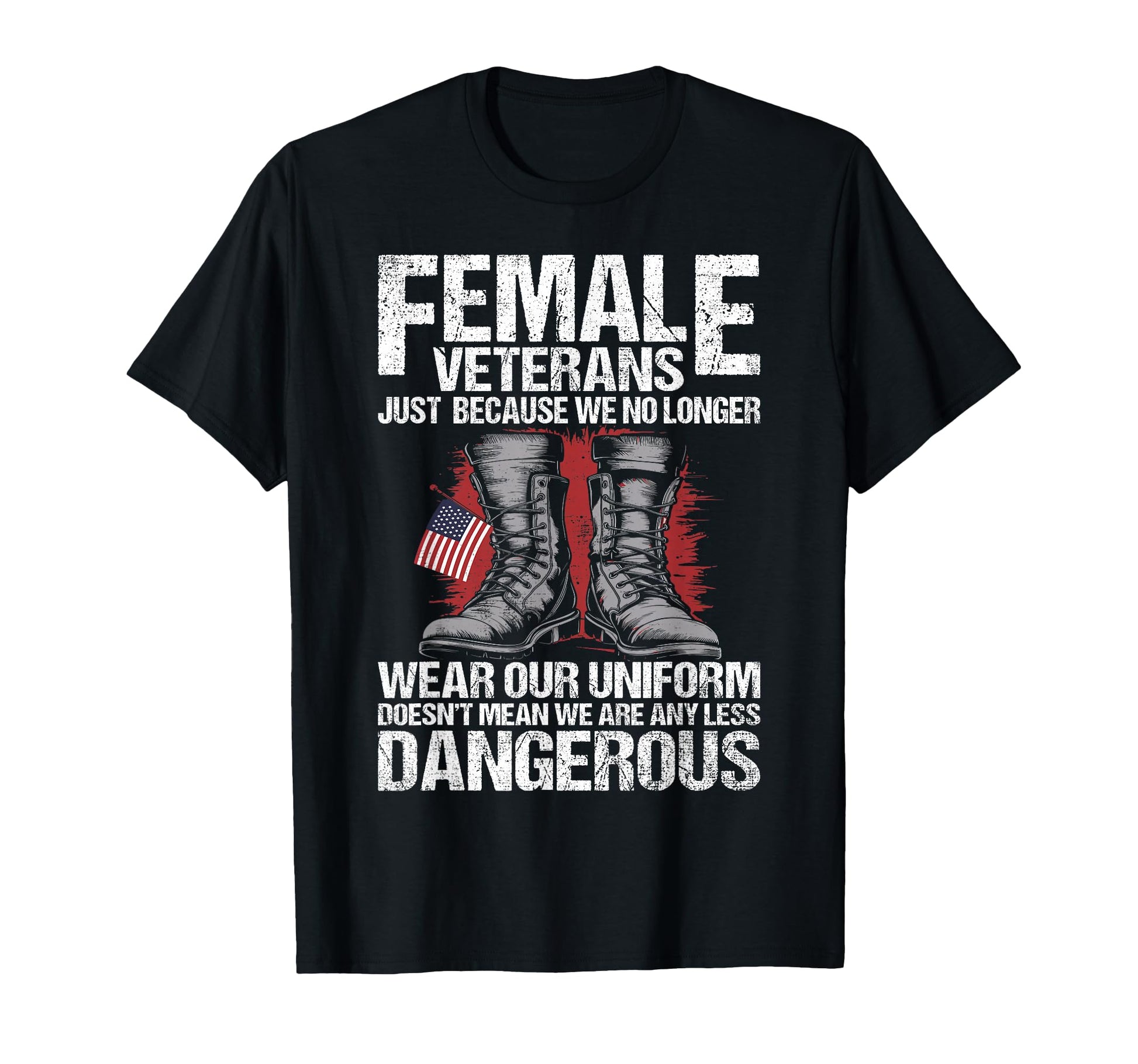 Female Veteran Usa Veterans Day Us T-Shirt - Custom Art Print Men Women - T-Shirt, Sweatshirt, Hoodie