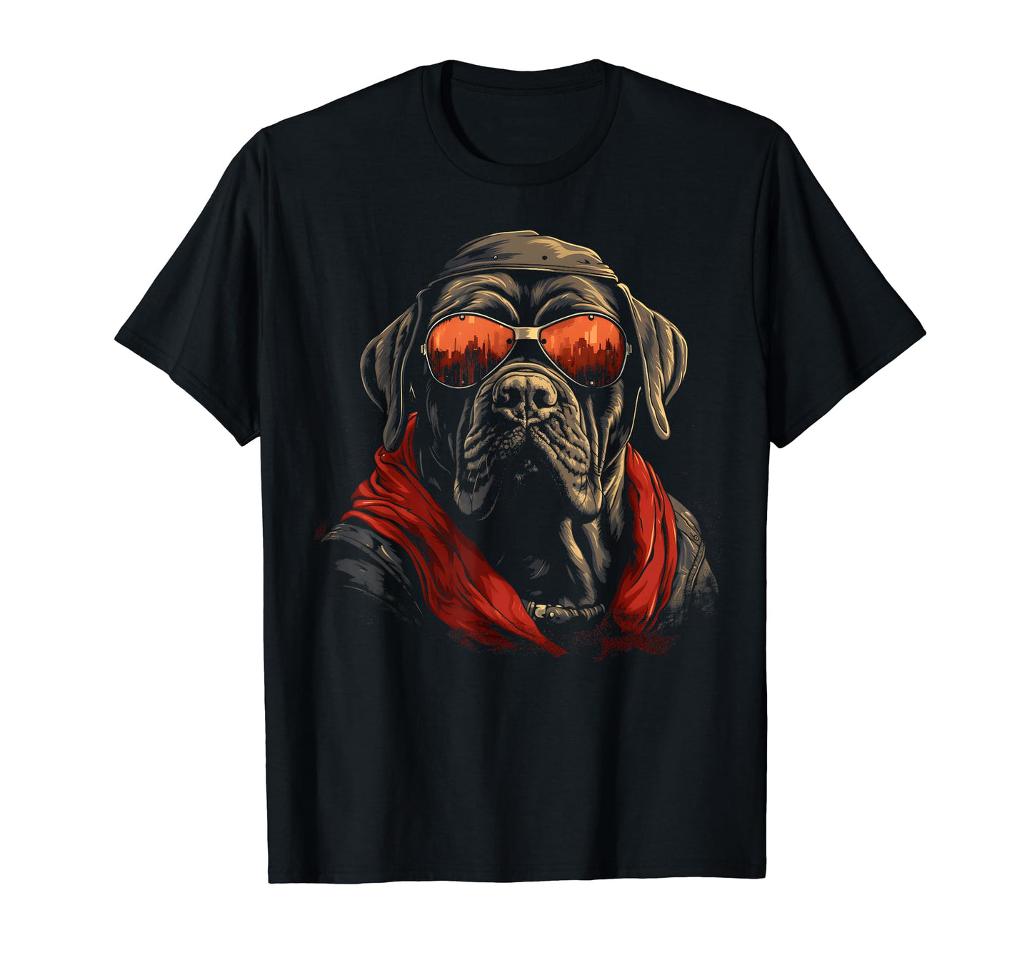 Motorcycle Dad Biker Dog Mastiff Dad Rider T-Shirt - Trendy Graphic Unisex - T-Shirt, Sweatshirt, Hoodie