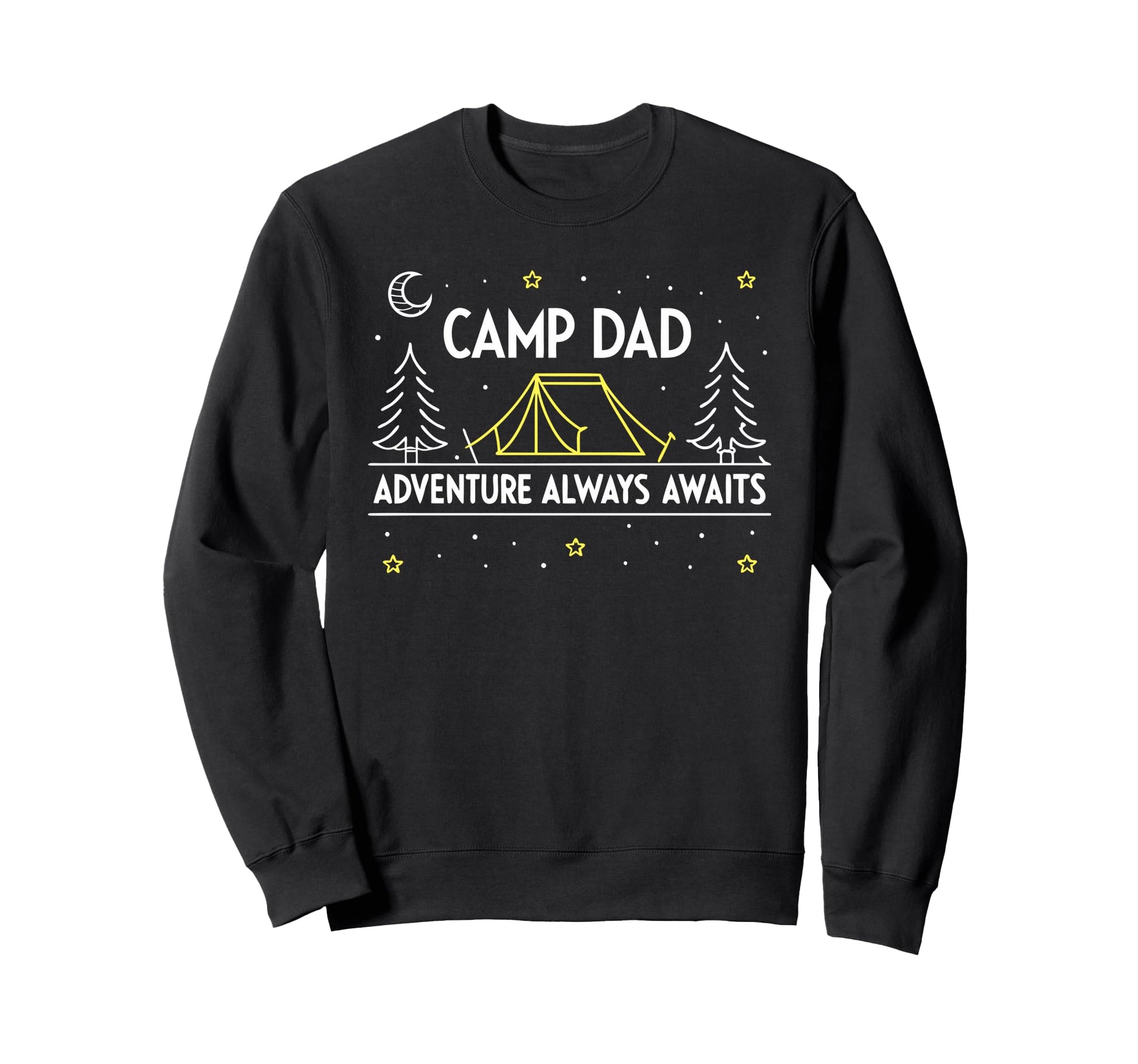 Camping Dad Adventure Camping Sweatshirt - Trendy Graphic for Adults - T-Shirt, Sweatshirt, Hoodie