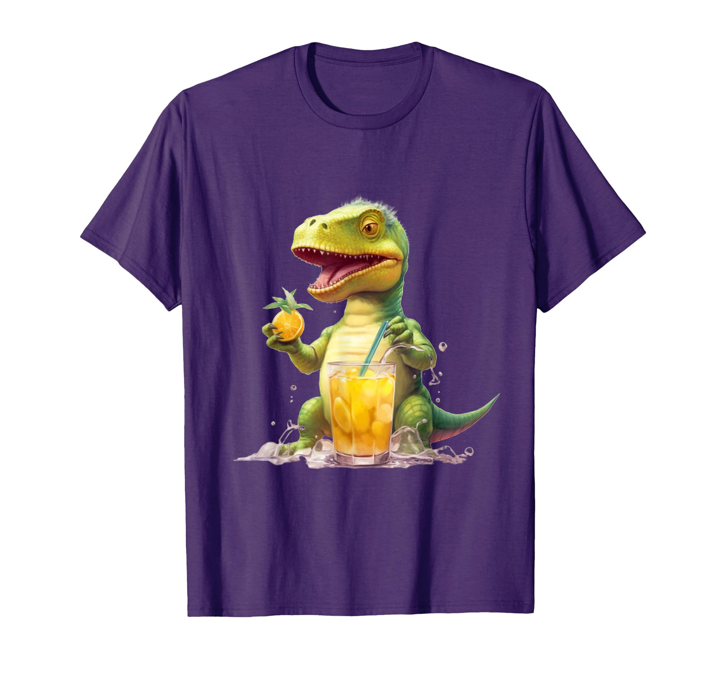 Drinking Lemonade Dinosaur Soda Pop T-Shirt - Aesthetic Graphic Unisex - T-Shirt, Sweatshirt, Hoodie