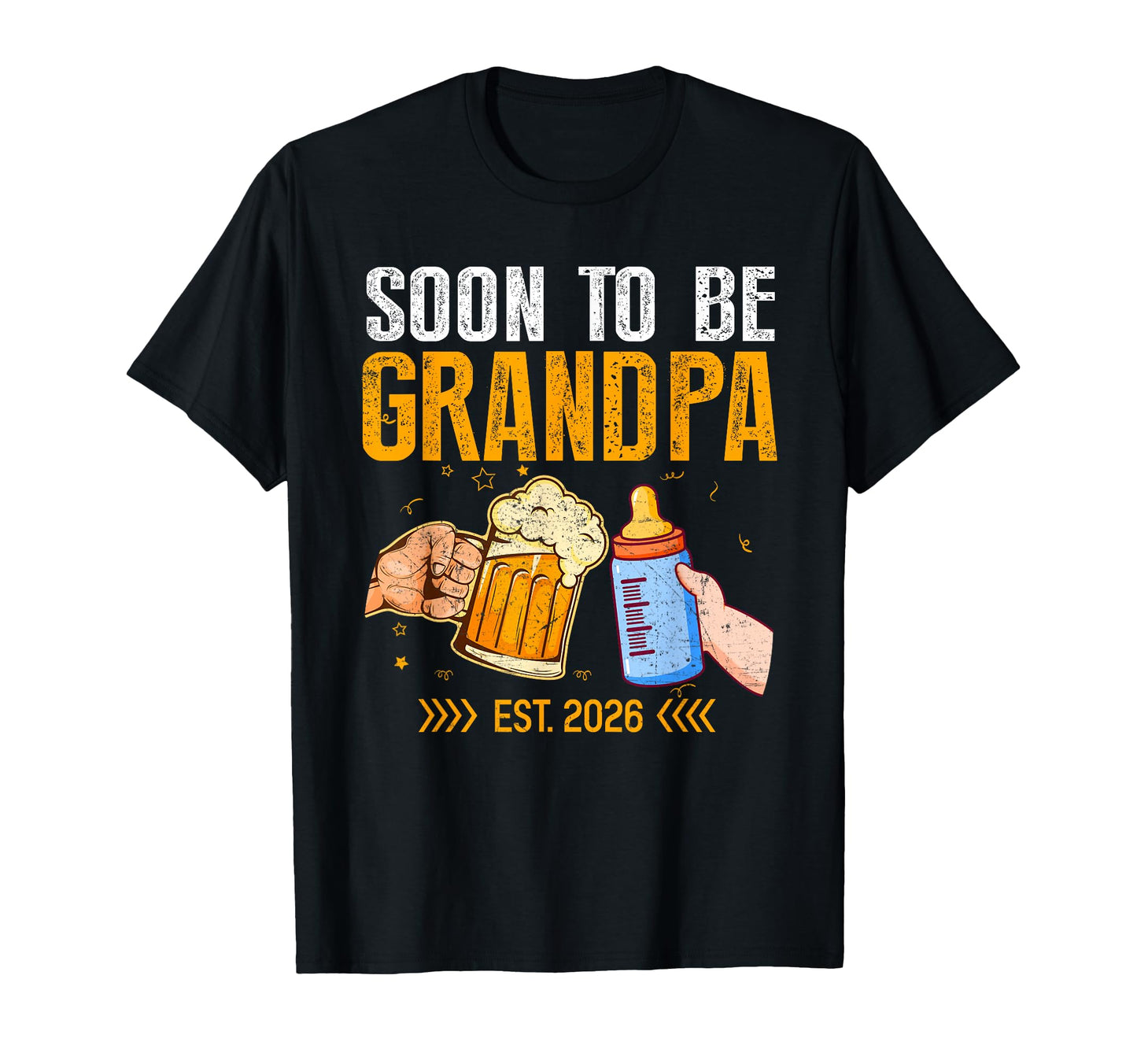 Mens Soon To Be Grandpa Promoted To T-Shirt - Aesthetic Graphic for Adults - T-Shirt, Sweatshirt, Hoodie
