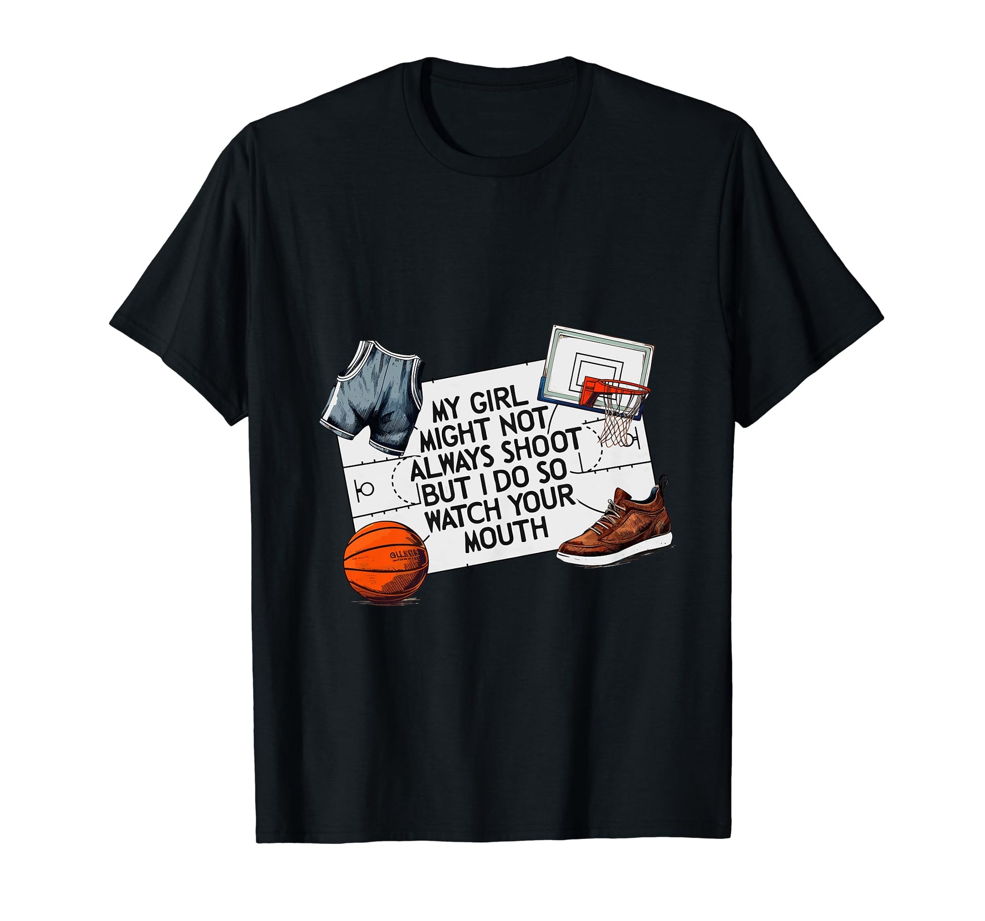 Baksetball Dad T-Shirt - Custom Art Print Unisex - T-Shirt, Sweatshirt, Hoodie