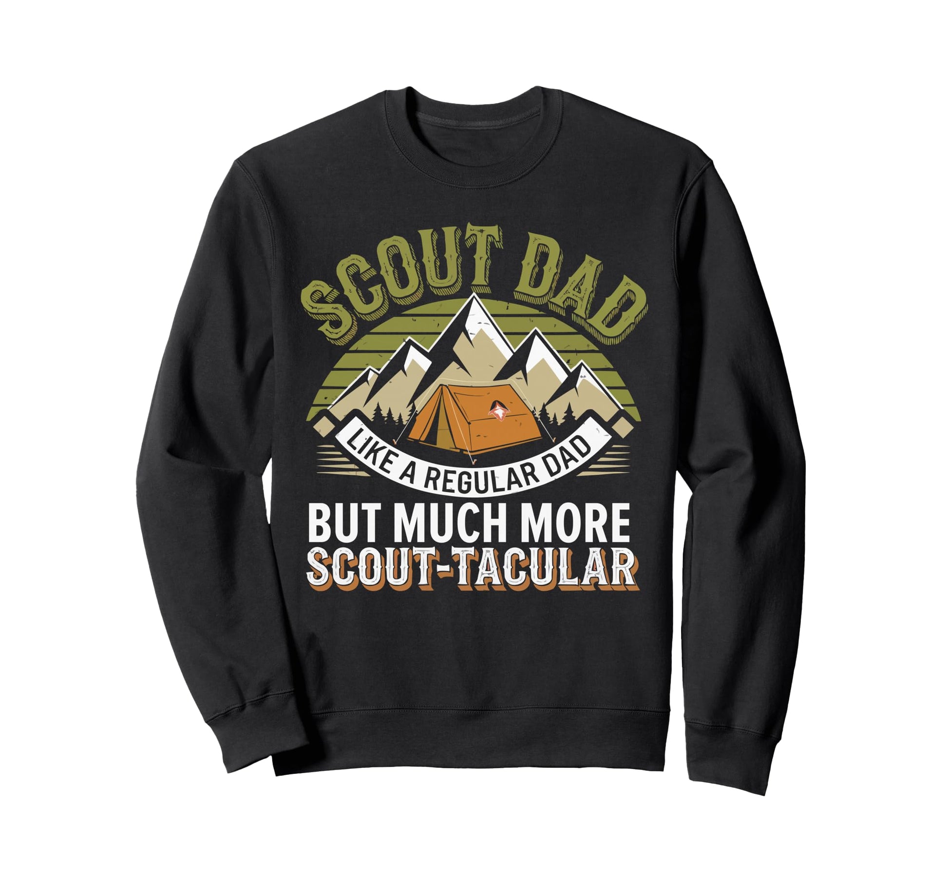 Scout Leader Dad Scouting Campfire Sweatshirt - Unique Graphic Unisex - T-Shirt, Sweatshirt, Hoodie