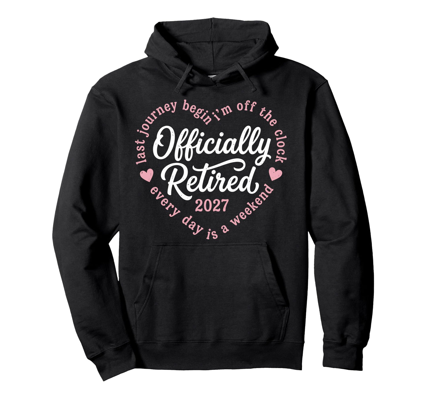 Last Journey Begin Im Off Clock Hoodie - Minimalist Print for Adults - T-Shirt, Sweatshirt, Hoodie