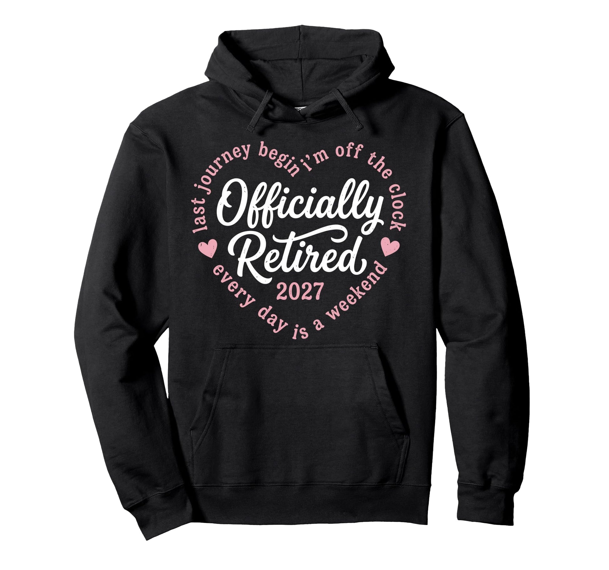 Last Journey Begin Im Off Clock Hoodie - Minimalist Print for Adults - T-Shirt, Sweatshirt, Hoodie