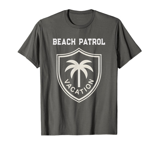 Beach Patrol Mom Dad Surfing Mermaid T-Shirt - Graphic Print for Adults - T-Shirt, Sweatshirt, Hoodie