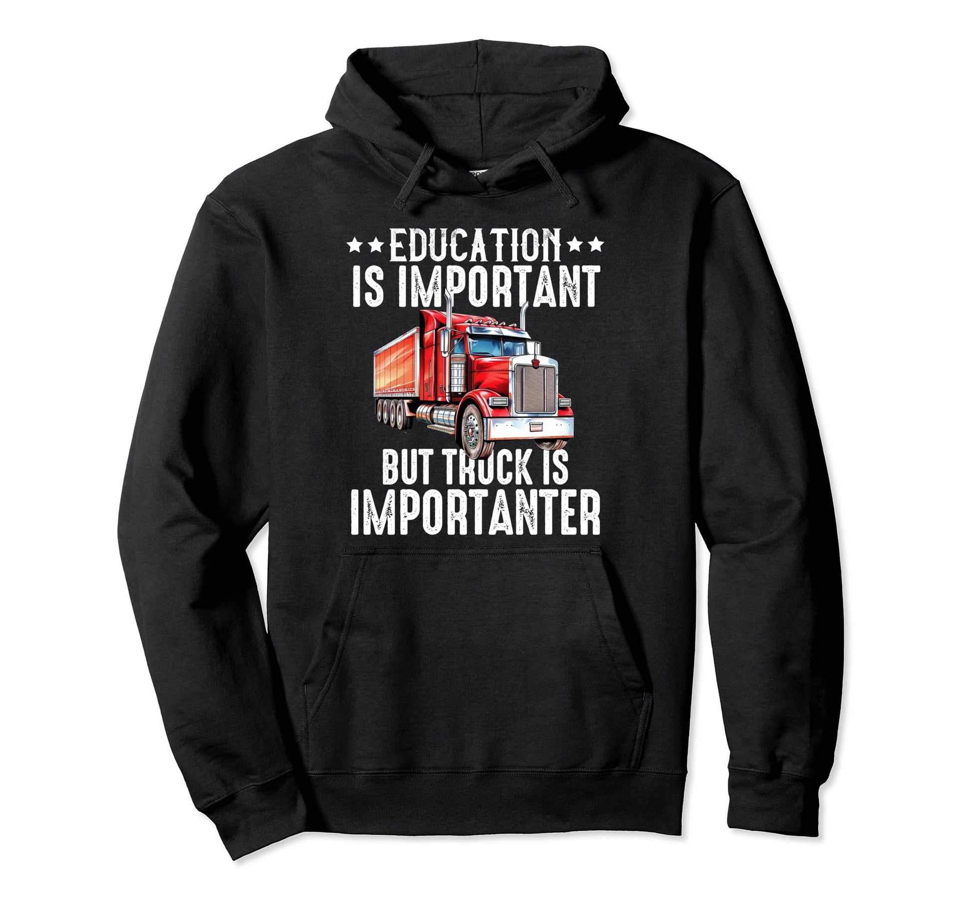 Truck Driver Trucker Dad Funny Hoodie - Novelty Apparel for Adults - T-Shirt, Sweatshirt, Hoodie