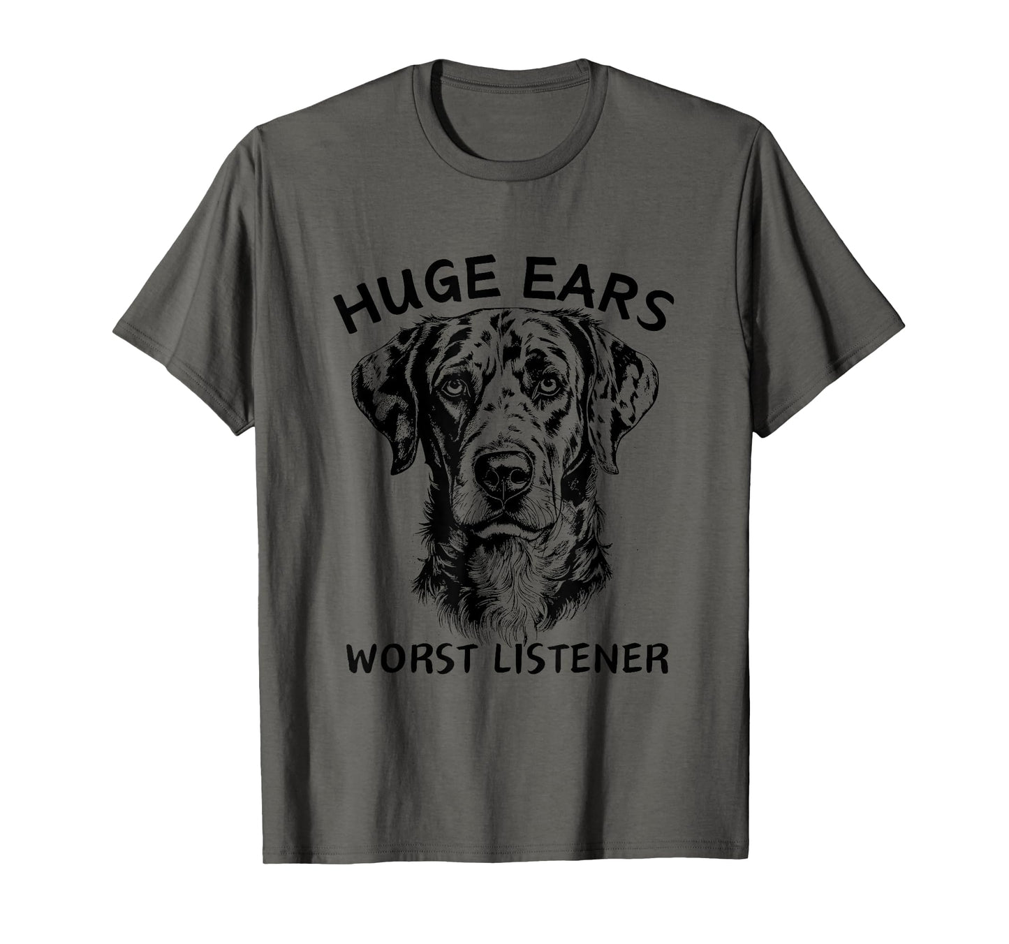 Funny Catahoula Leopard Dog Huge Ears T-Shirt - Graphic Print Men Women - T-Shirt, Sweatshirt, Hoodie