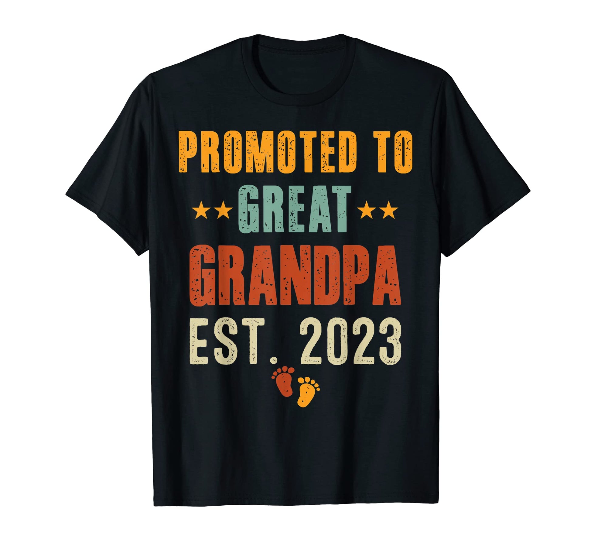 Promoted To Great Grandpa 2023 T-Shirt - Trendy Graphic for Adults - T-Shirt, Sweatshirt, Hoodie